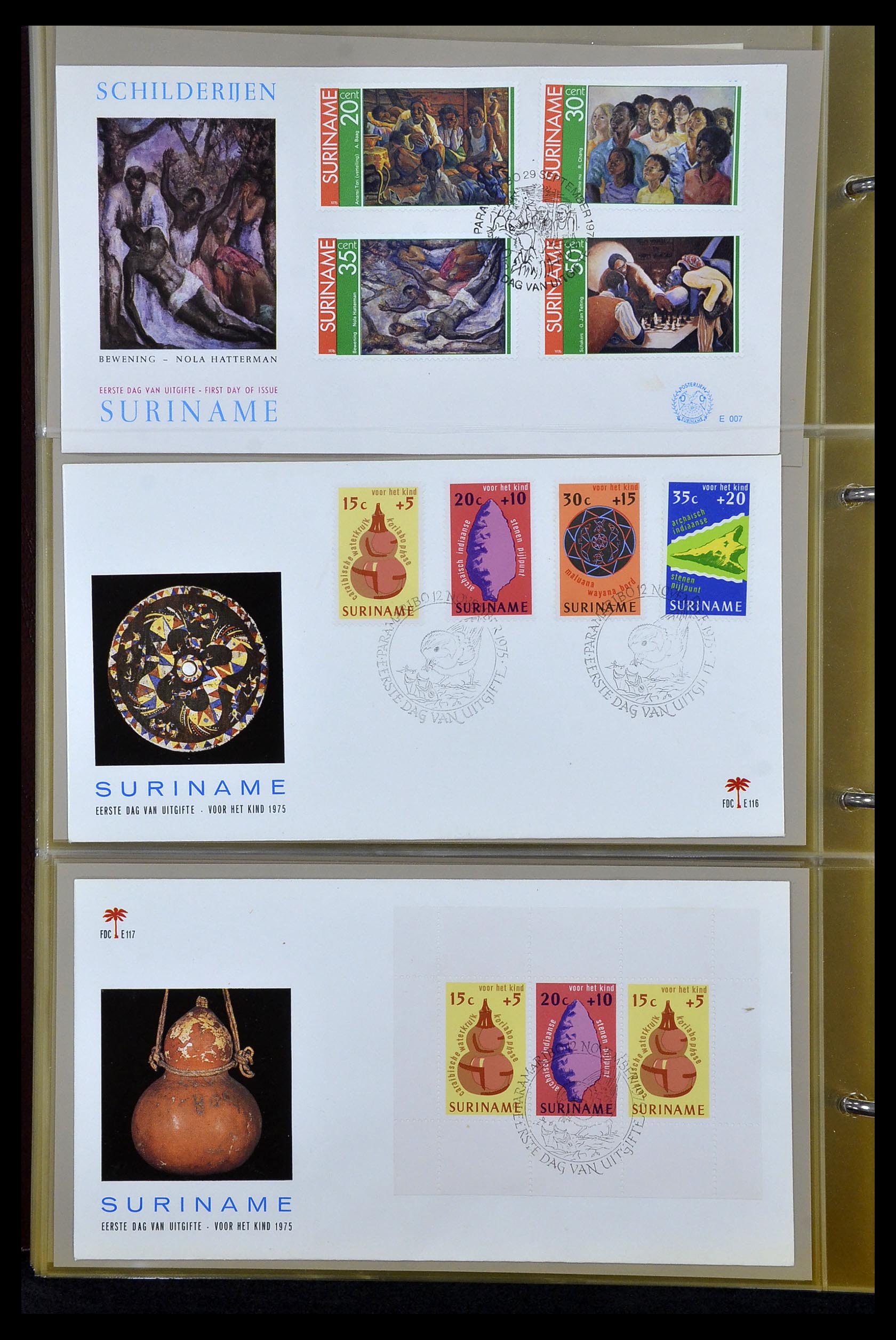 34956 037 - Postzegelverzameling 34956 Wereld brieven/FDC's 1880-1980.