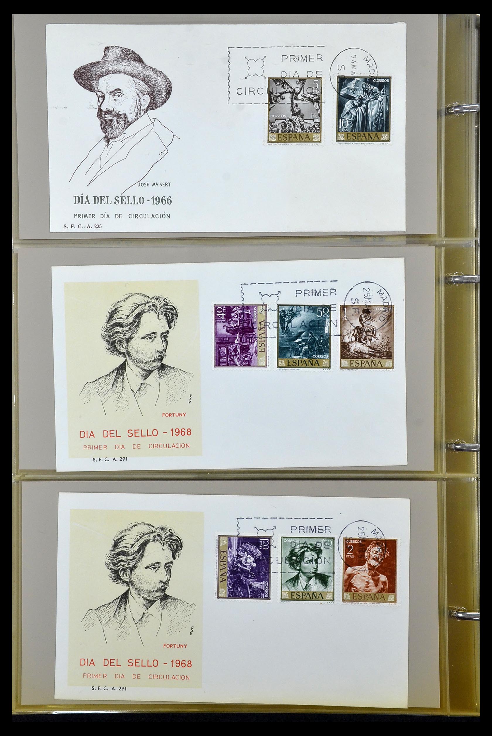 34956 043 - Postzegelverzameling 34956 Wereld brieven/FDC's 1880-1980.