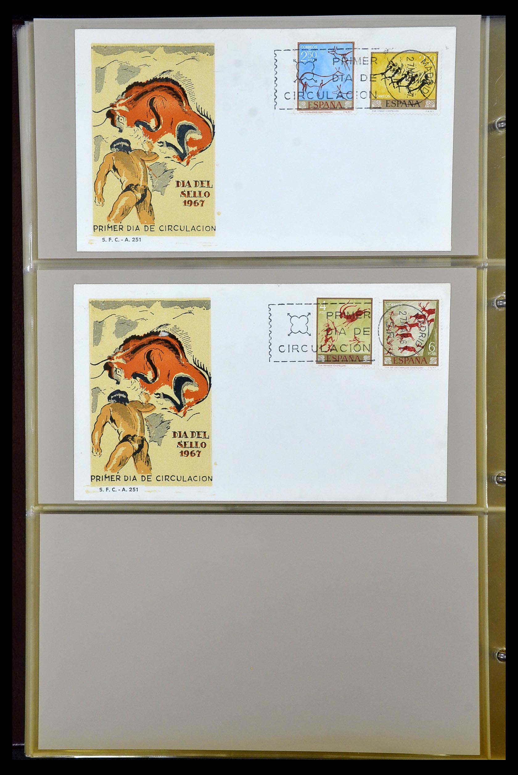 34956 045 - Postzegelverzameling 34956 Wereld brieven/FDC's 1880-1980.