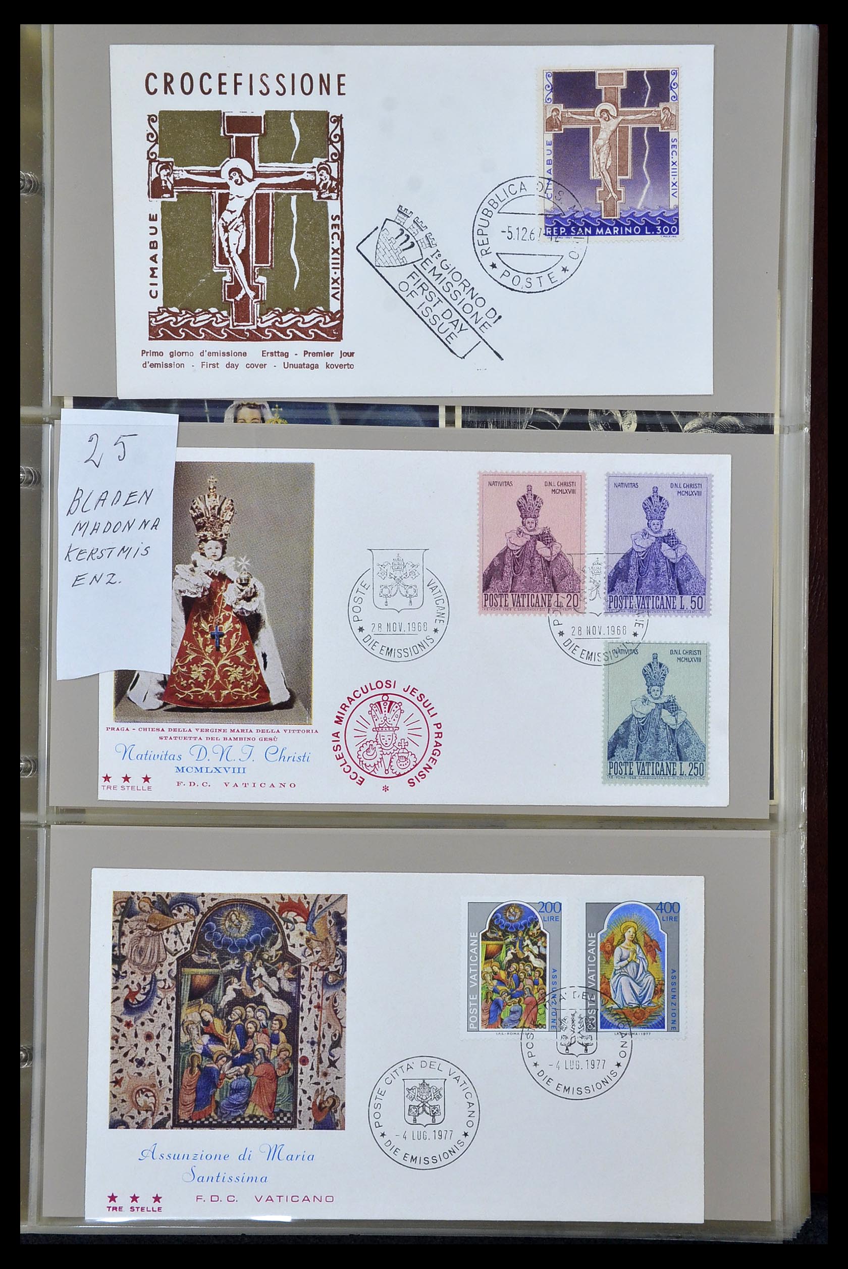 34956 046 - Postzegelverzameling 34956 Wereld brieven/FDC's 1880-1980.
