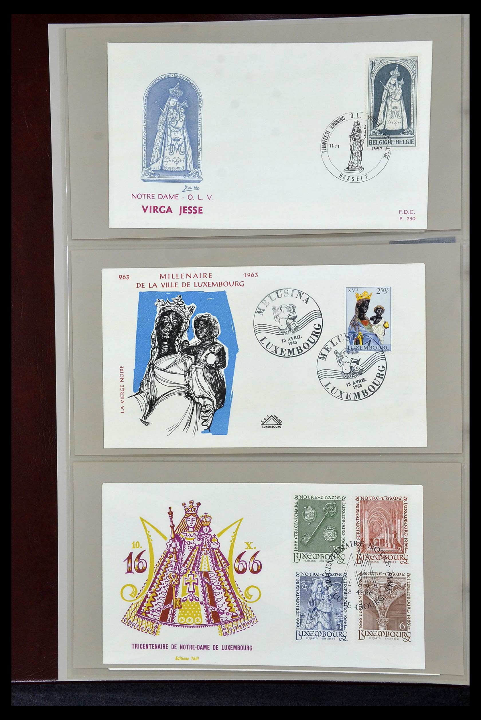 34956 047 - Postzegelverzameling 34956 Wereld brieven/FDC's 1880-1980.