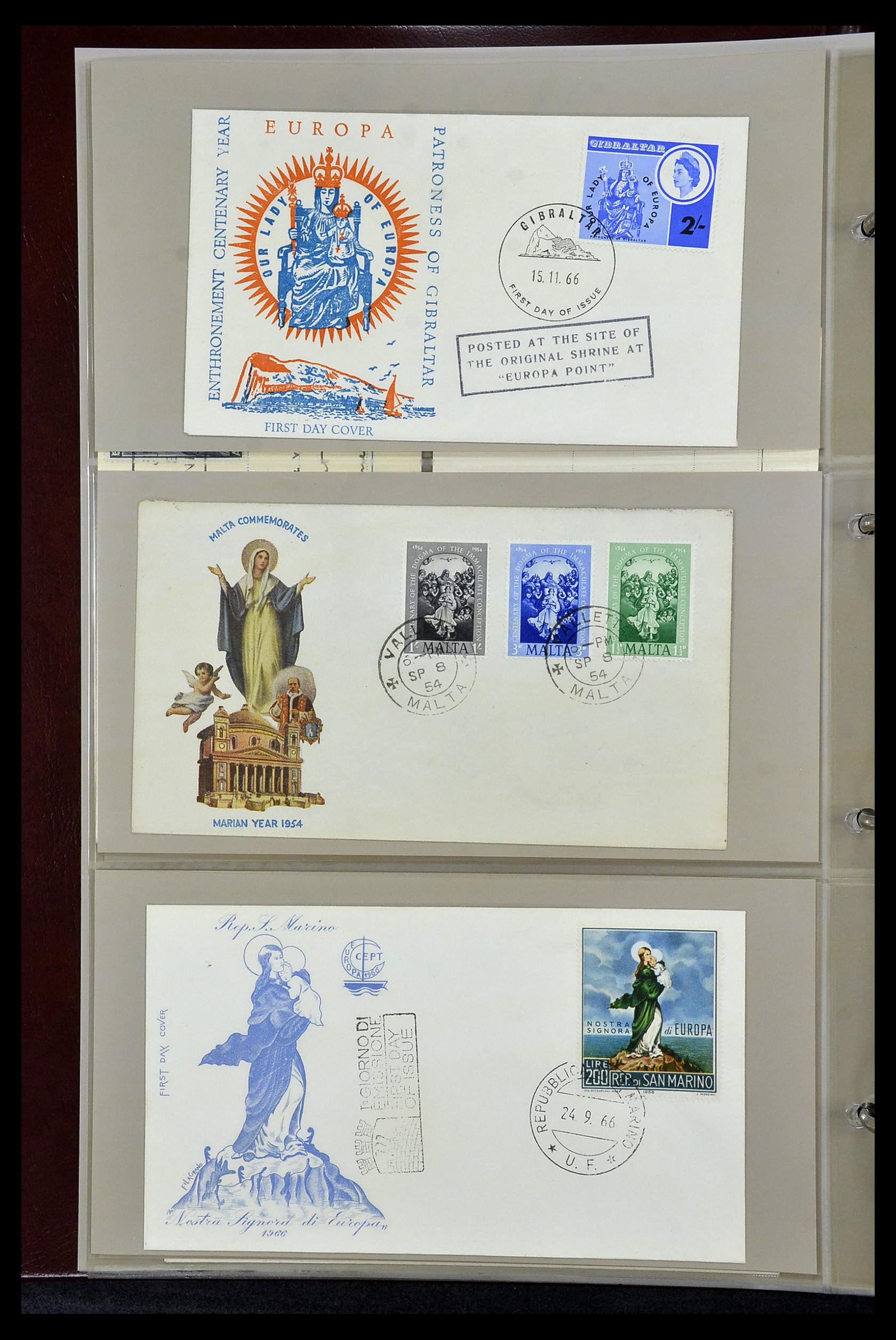 34956 049 - Postzegelverzameling 34956 Wereld brieven/FDC's 1880-1980.