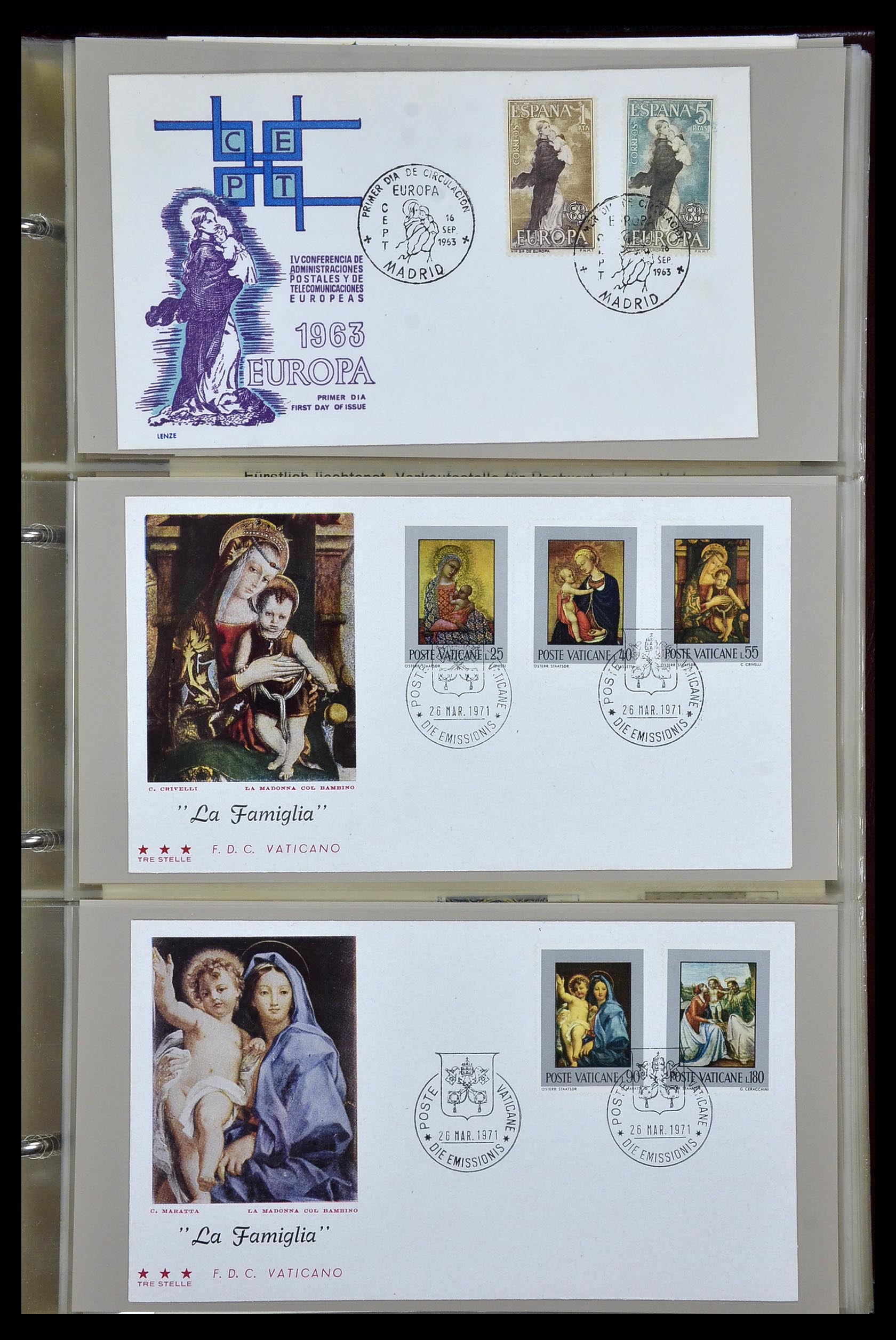 34956 050 - Postzegelverzameling 34956 Wereld brieven/FDC's 1880-1980.
