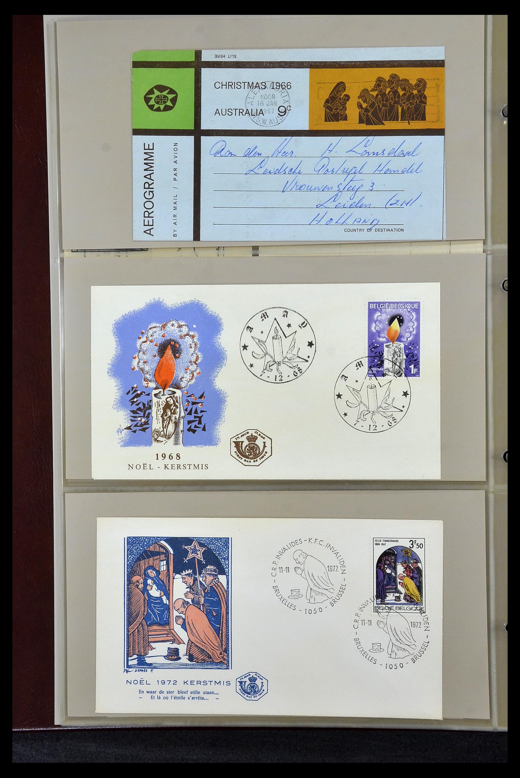34956 051 - Postzegelverzameling 34956 Wereld brieven/FDC's 1880-1980.