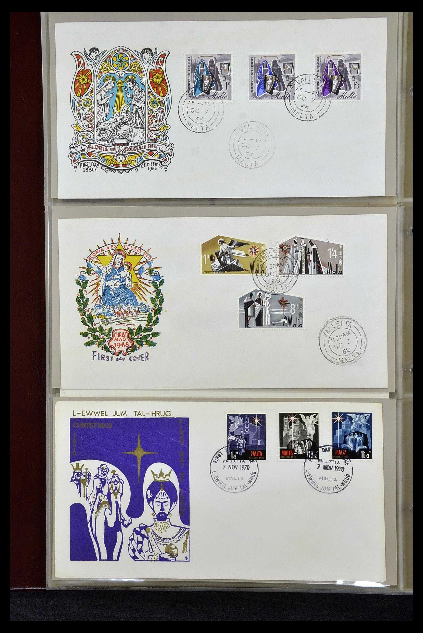 34956 055 - Postzegelverzameling 34956 Wereld brieven/FDC's 1880-1980.