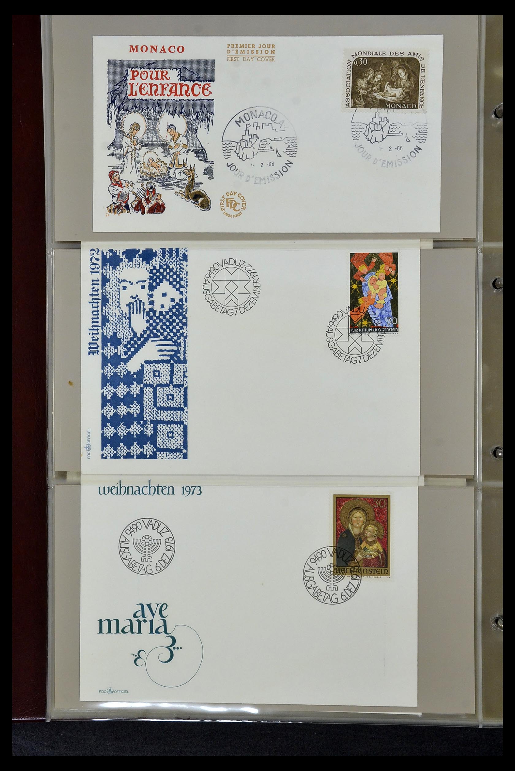 34956 057 - Postzegelverzameling 34956 Wereld brieven/FDC's 1880-1980.