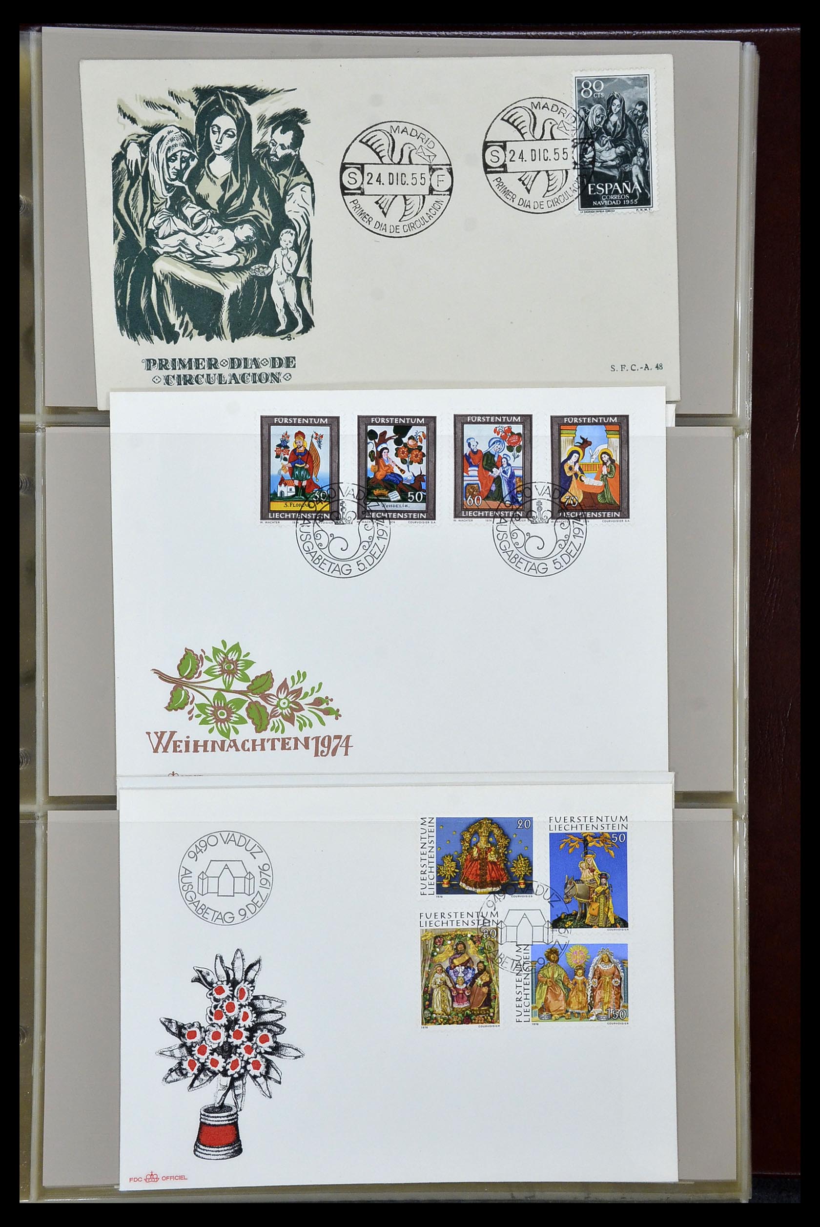 34956 058 - Postzegelverzameling 34956 Wereld brieven/FDC's 1880-1980.