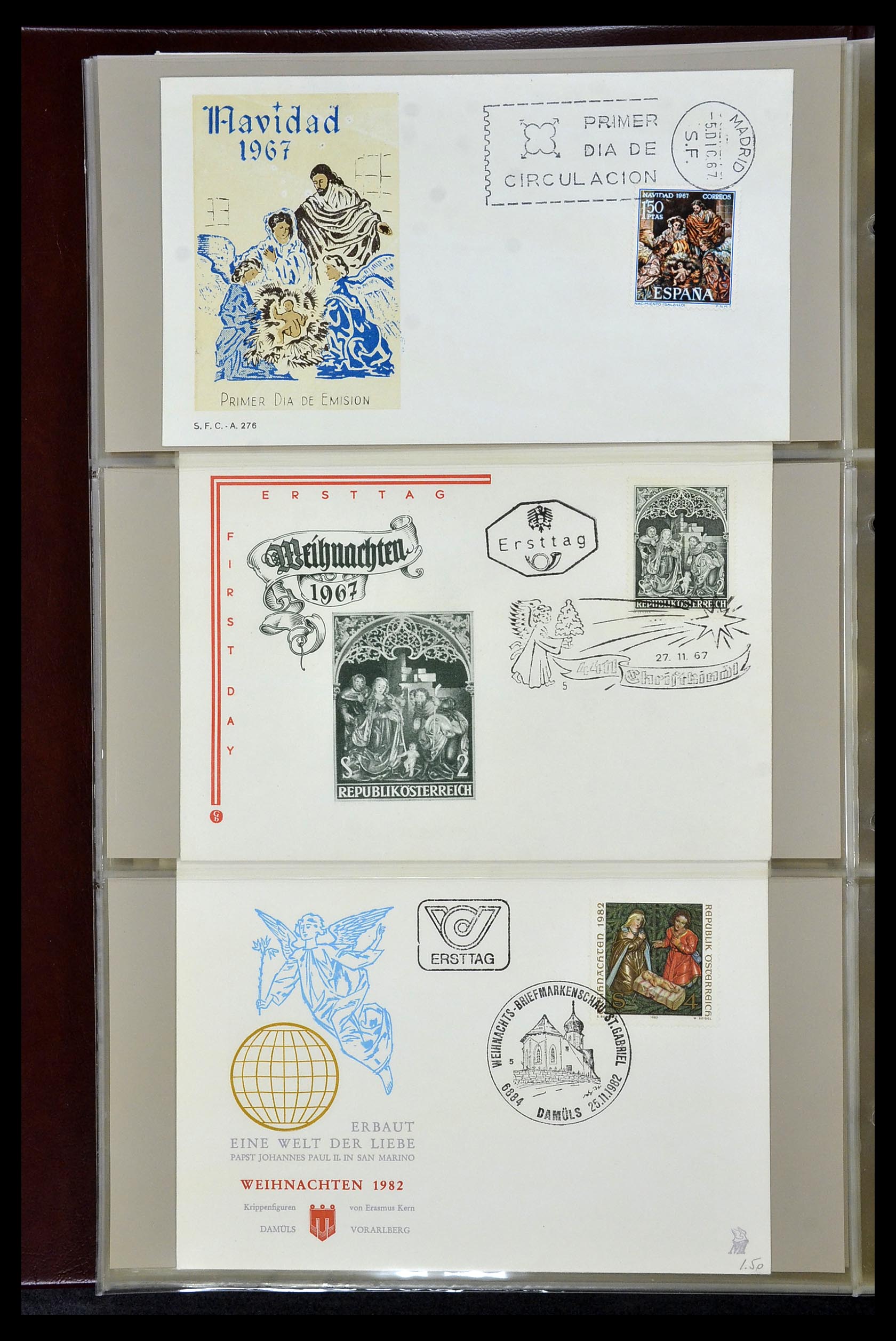 34956 061 - Postzegelverzameling 34956 Wereld brieven/FDC's 1880-1980.