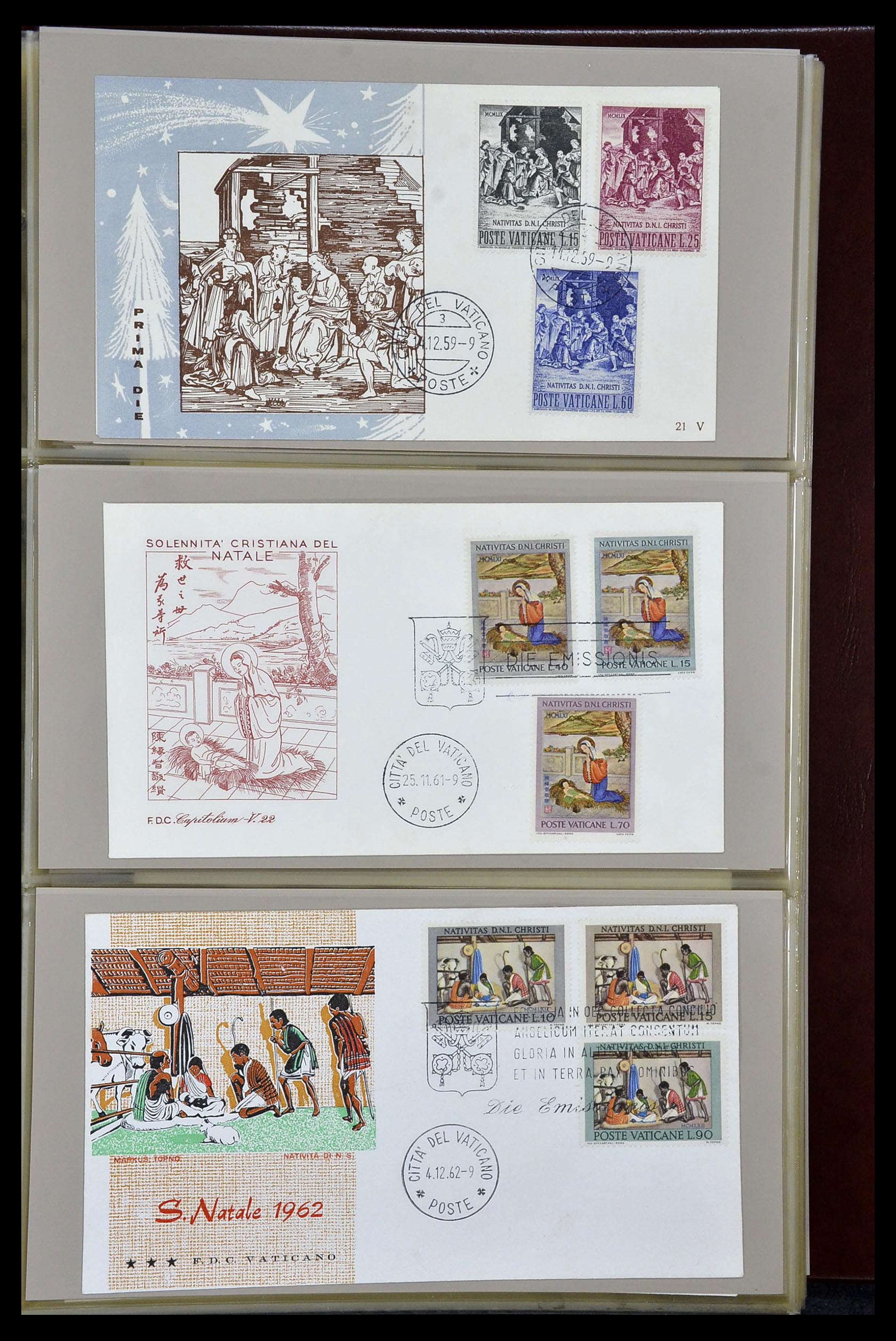 34956 062 - Postzegelverzameling 34956 Wereld brieven/FDC's 1880-1980.