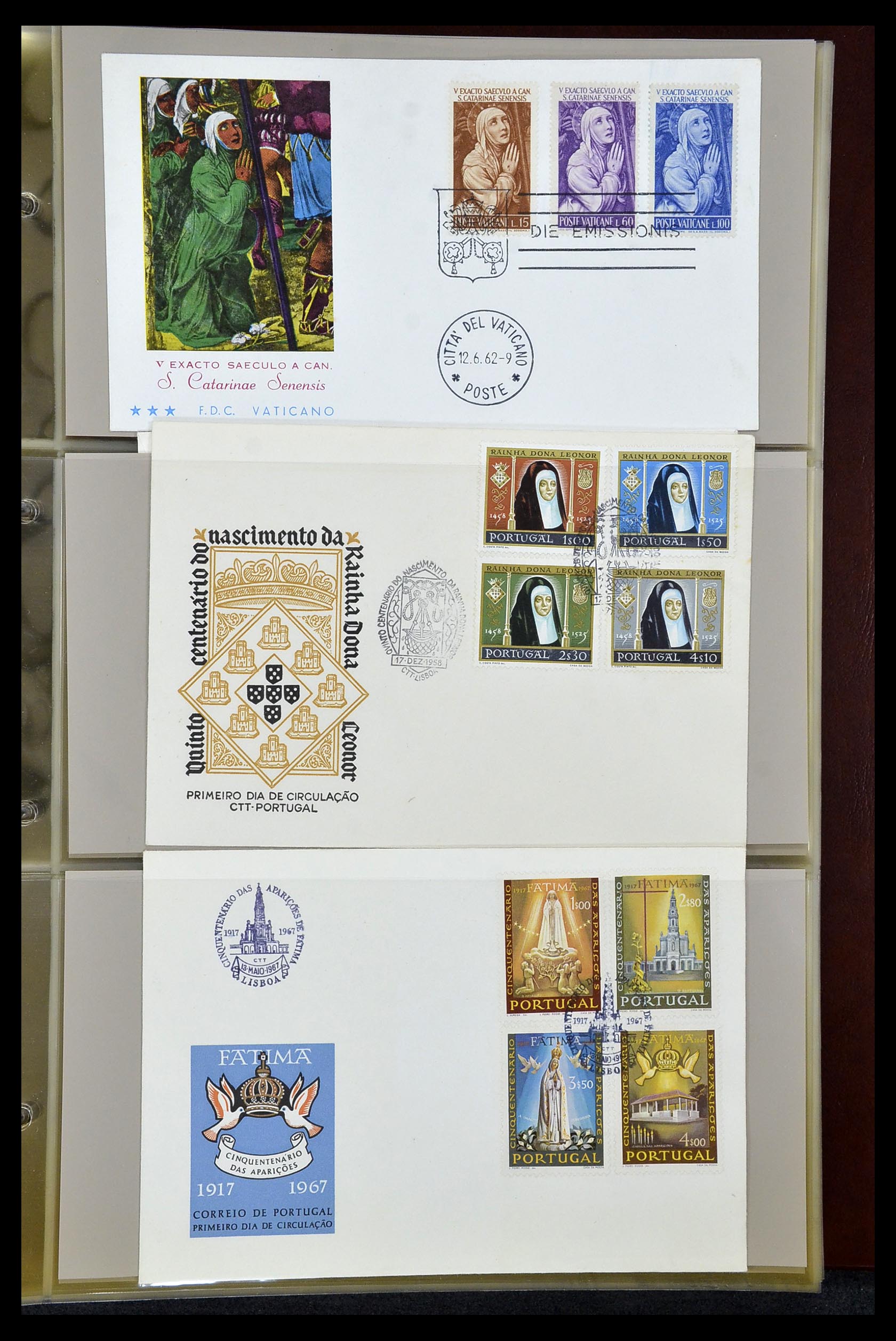 34956 070 - Postzegelverzameling 34956 Wereld brieven/FDC's 1880-1980.