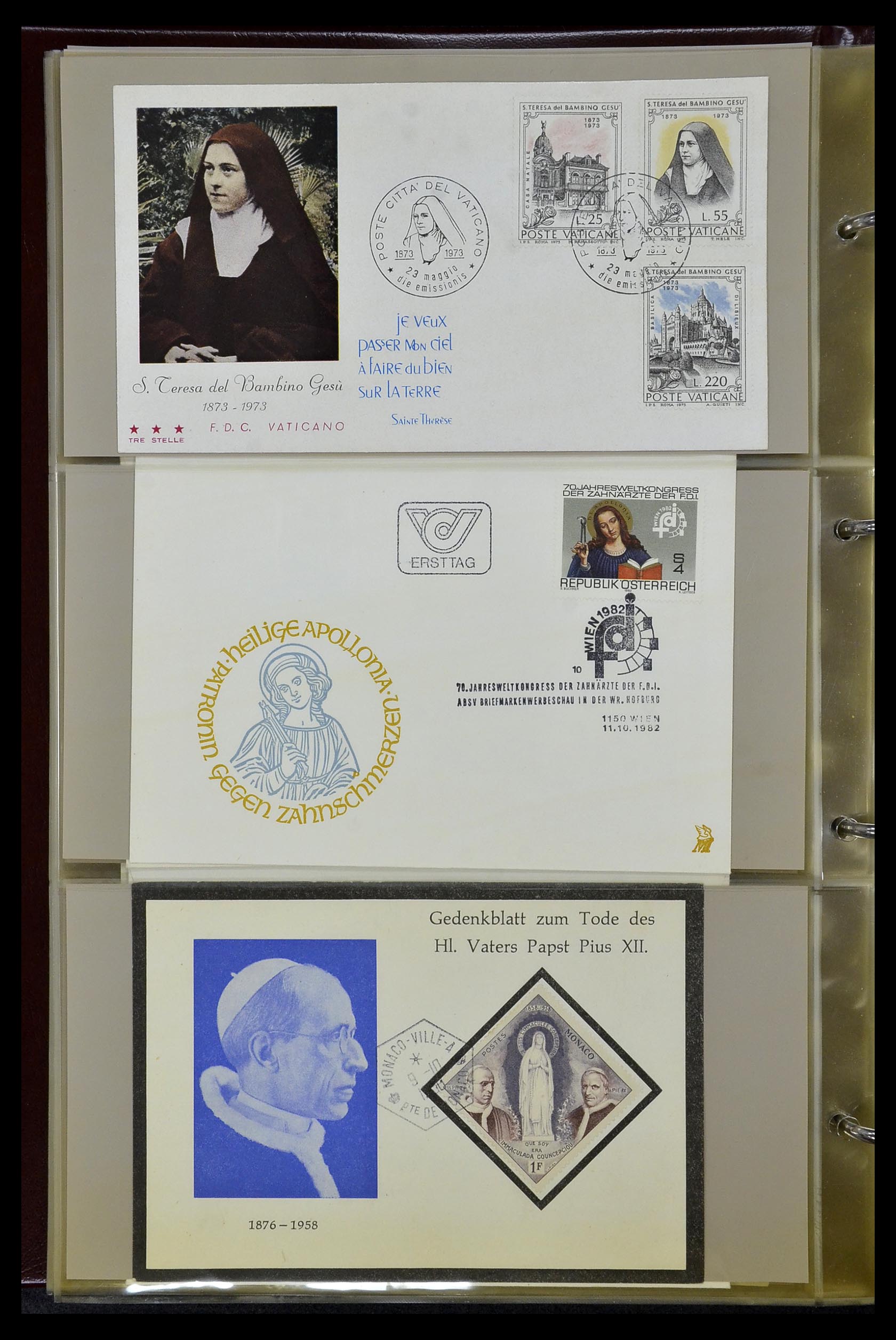 34956 071 - Postzegelverzameling 34956 Wereld brieven/FDC's 1880-1980.