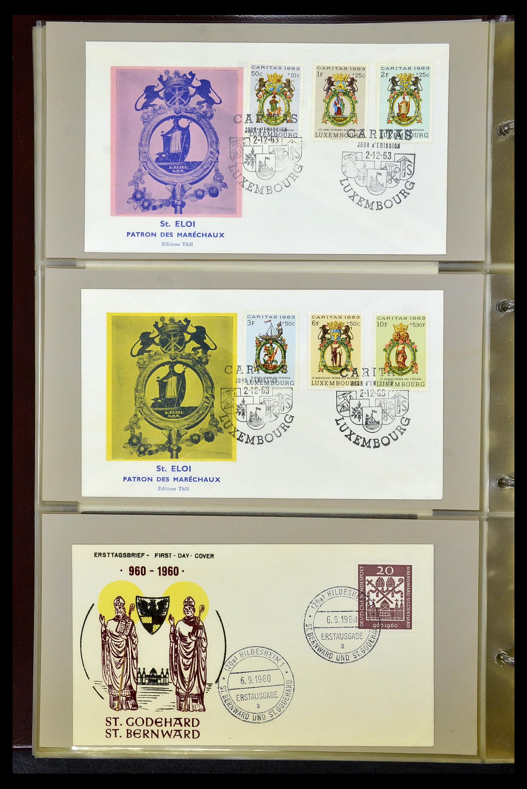 34956 073 - Postzegelverzameling 34956 Wereld brieven/FDC's 1880-1980.