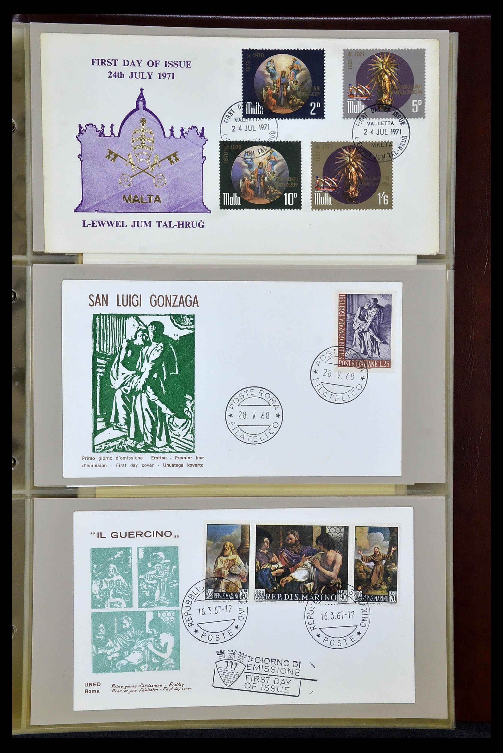 34956 076 - Postzegelverzameling 34956 Wereld brieven/FDC's 1880-1980.