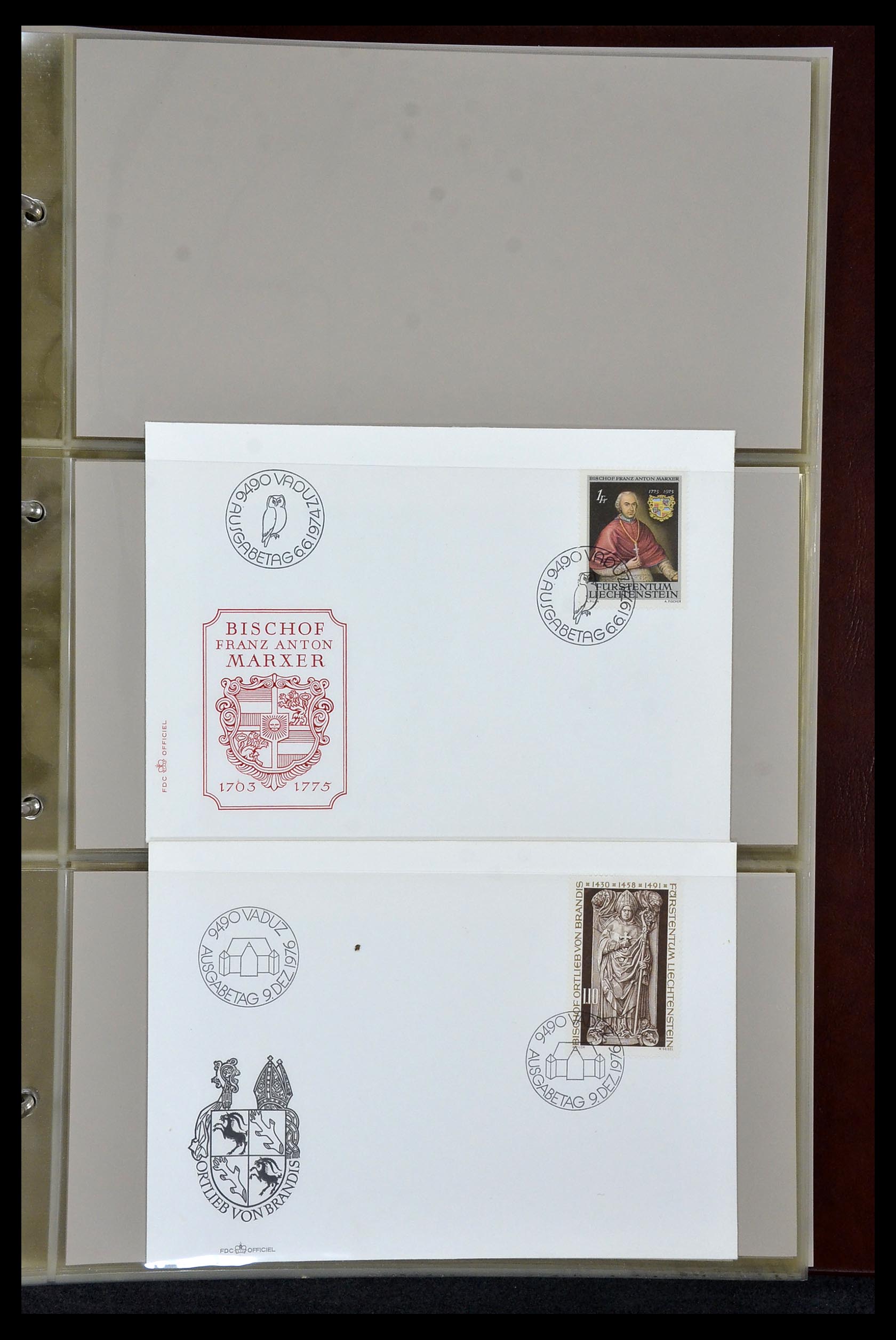 34956 084 - Postzegelverzameling 34956 Wereld brieven/FDC's 1880-1980.