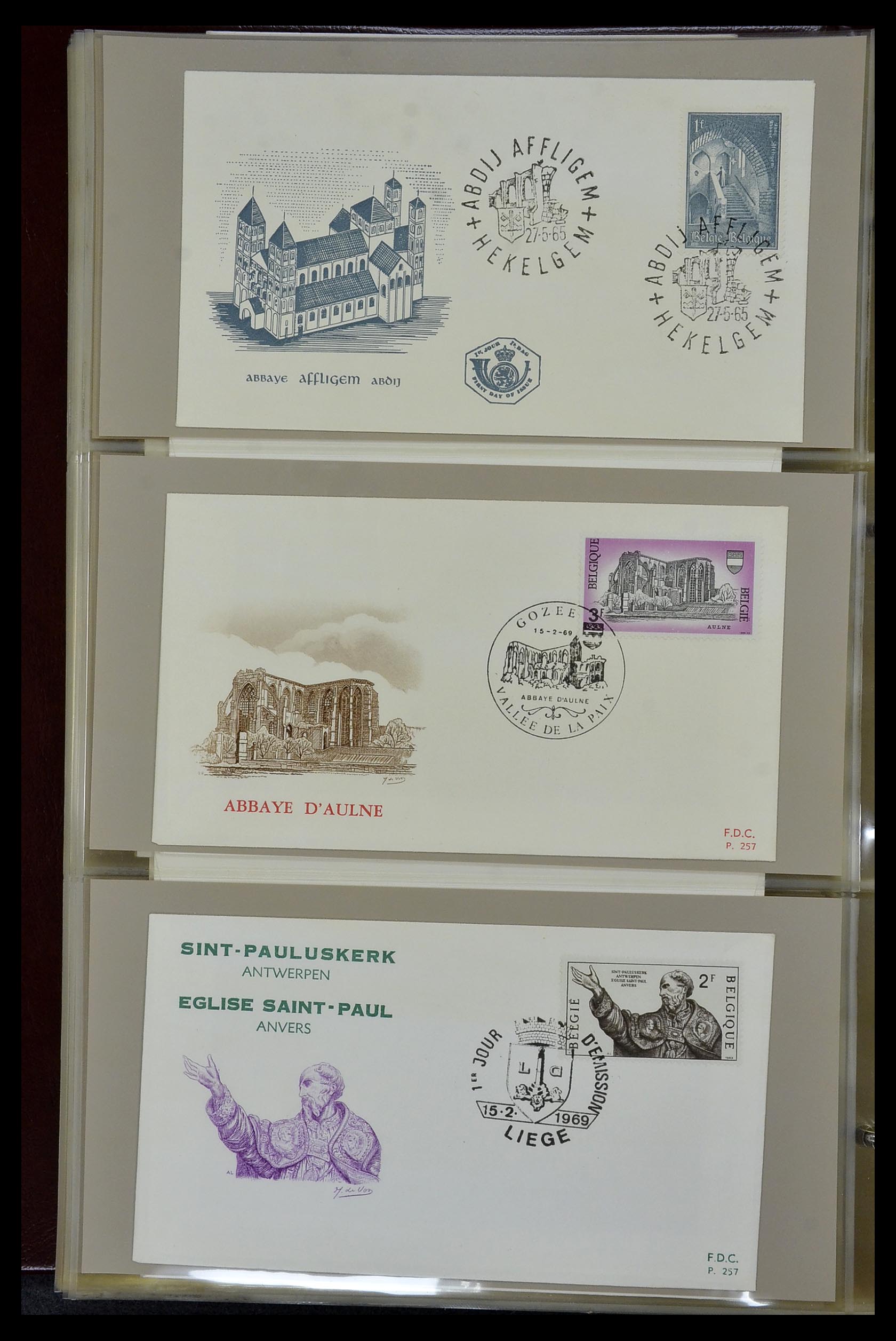 34956 085 - Postzegelverzameling 34956 Wereld brieven/FDC's 1880-1980.