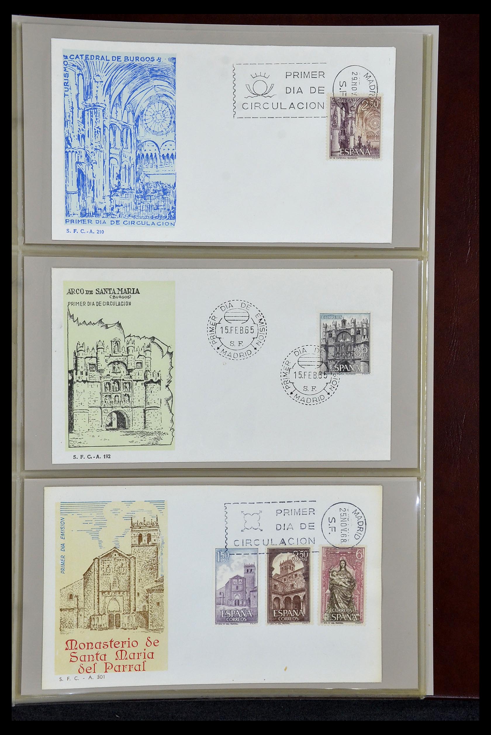 34956 091 - Postzegelverzameling 34956 Wereld brieven/FDC's 1880-1980.