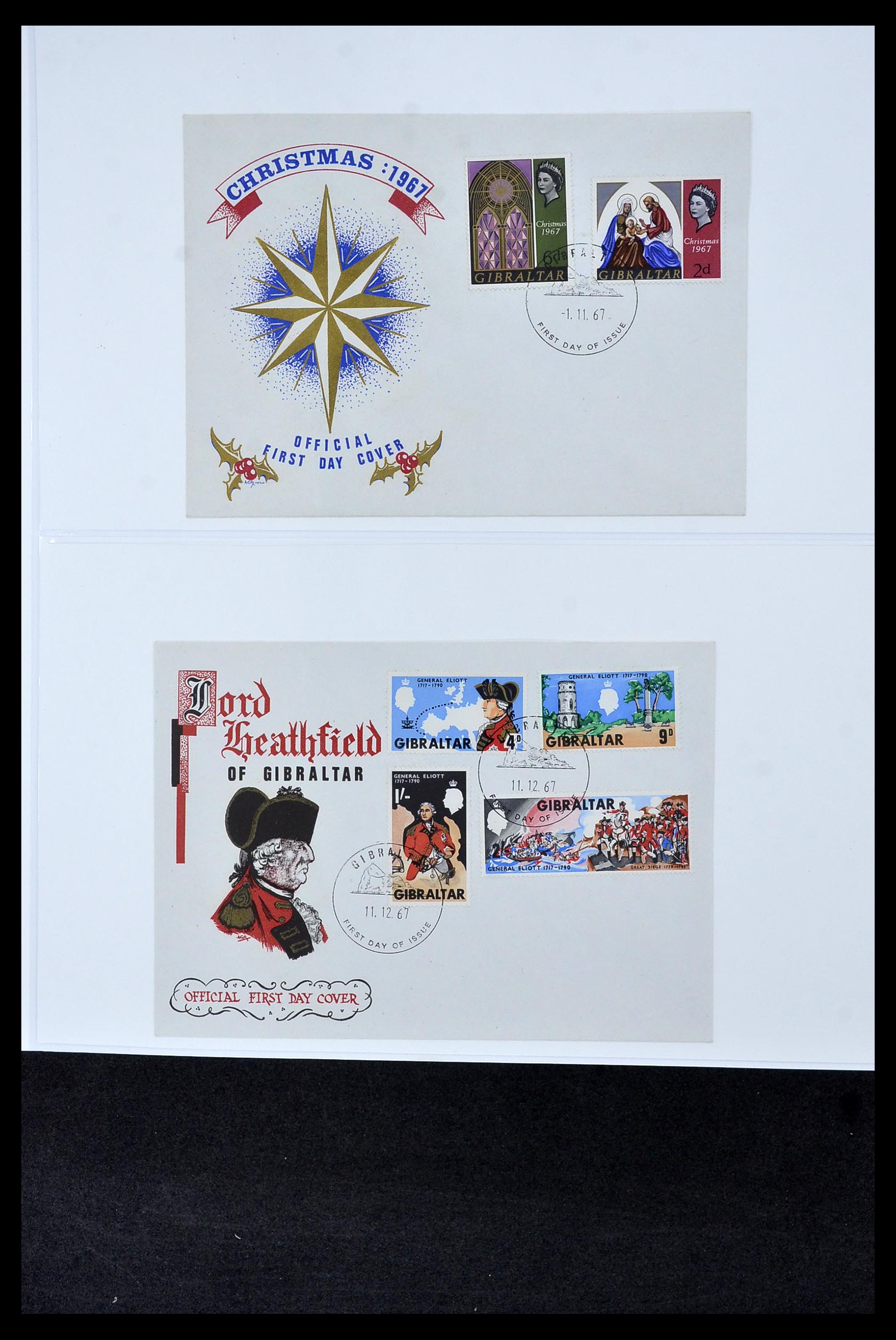34956 100 - Postzegelverzameling 34956 Wereld brieven/FDC's 1880-1980.