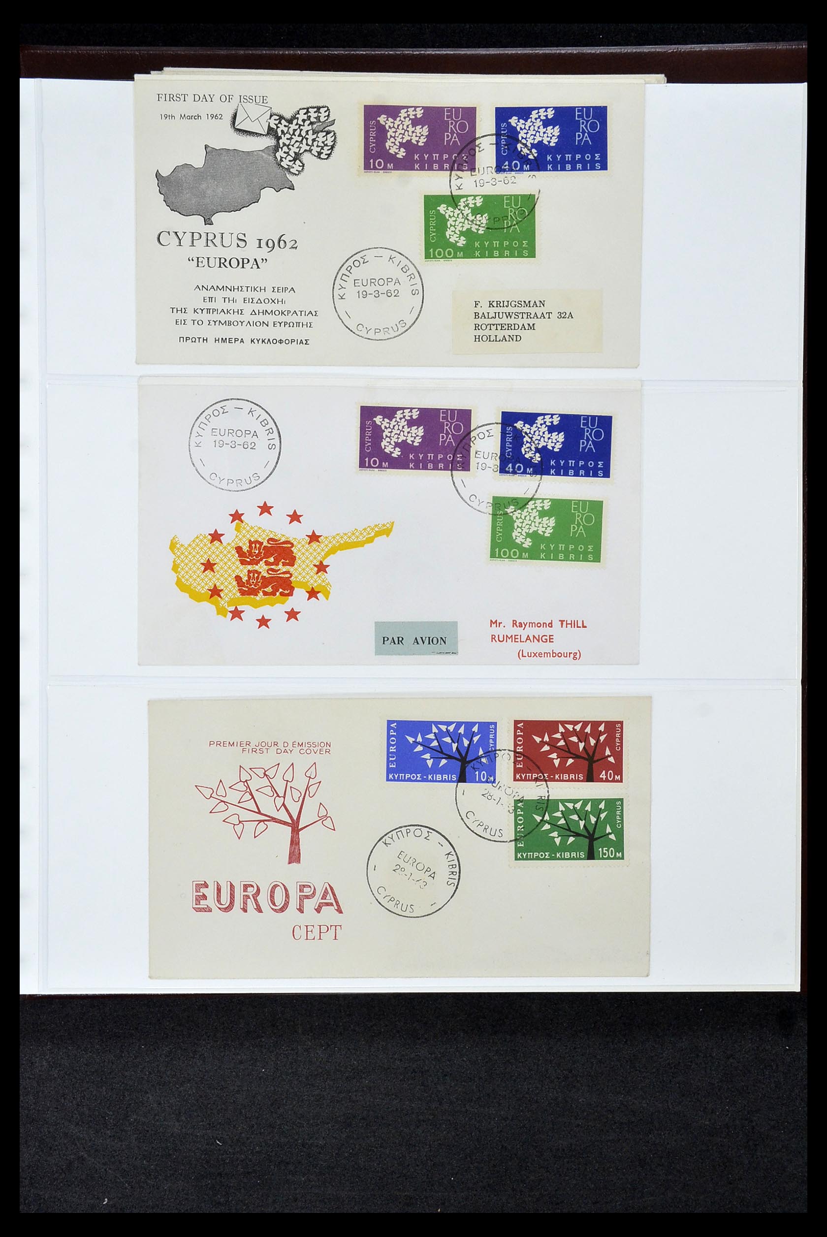 34956 133 - Postzegelverzameling 34956 Wereld brieven/FDC's 1880-1980.