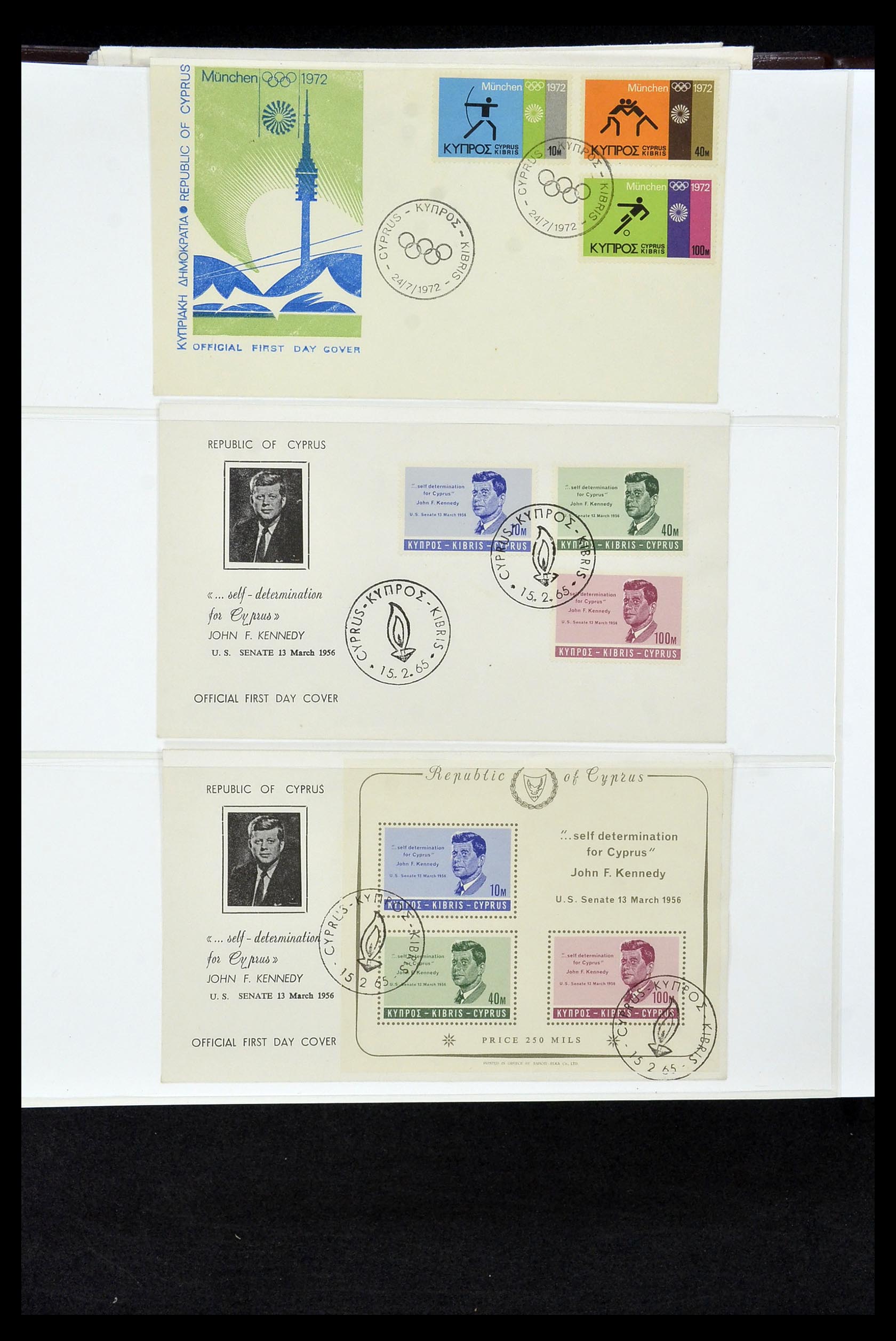 34956 136 - Postzegelverzameling 34956 Wereld brieven/FDC's 1880-1980.