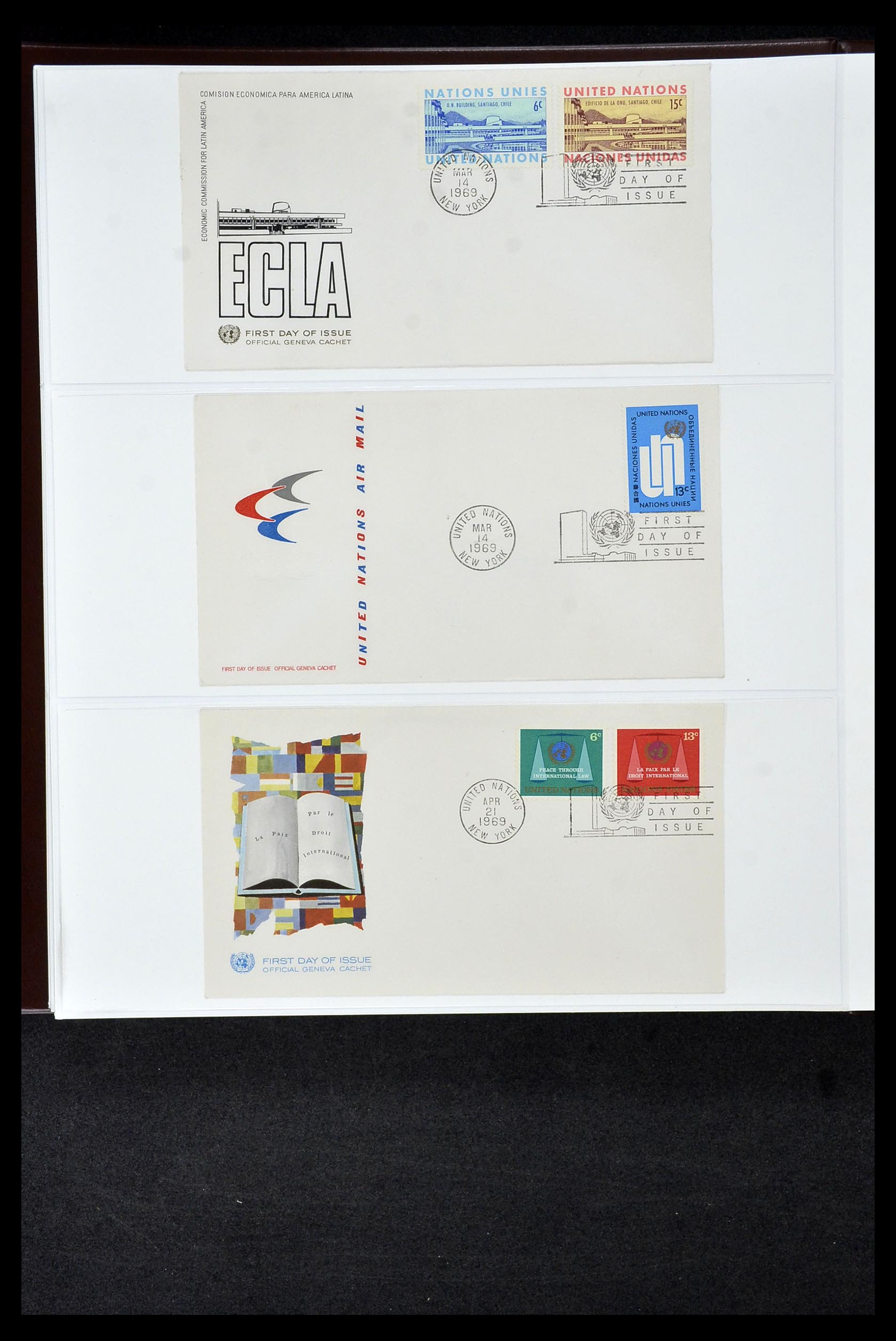 34956 662 - Postzegelverzameling 34956 Wereld brieven/FDC's 1880-1980.
