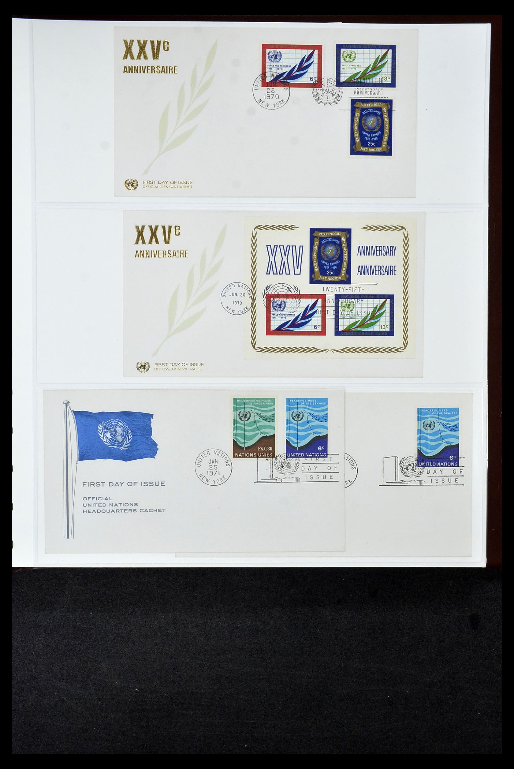 34956 664 - Postzegelverzameling 34956 Wereld brieven/FDC's 1880-1980.