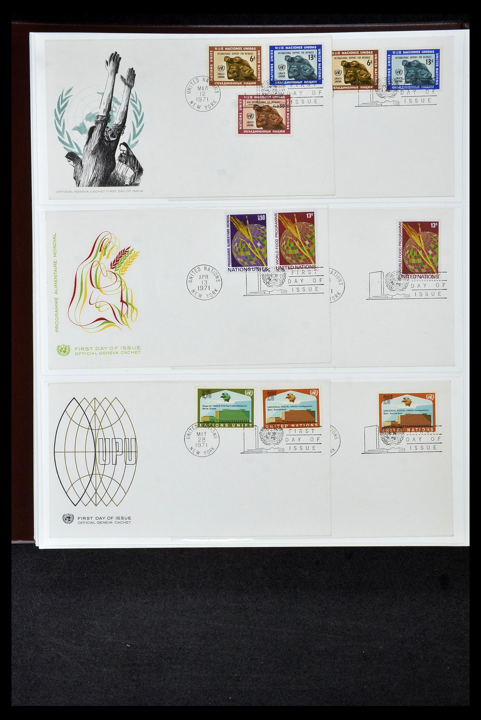 34956 666 - Postzegelverzameling 34956 Wereld brieven/FDC's 1880-1980.