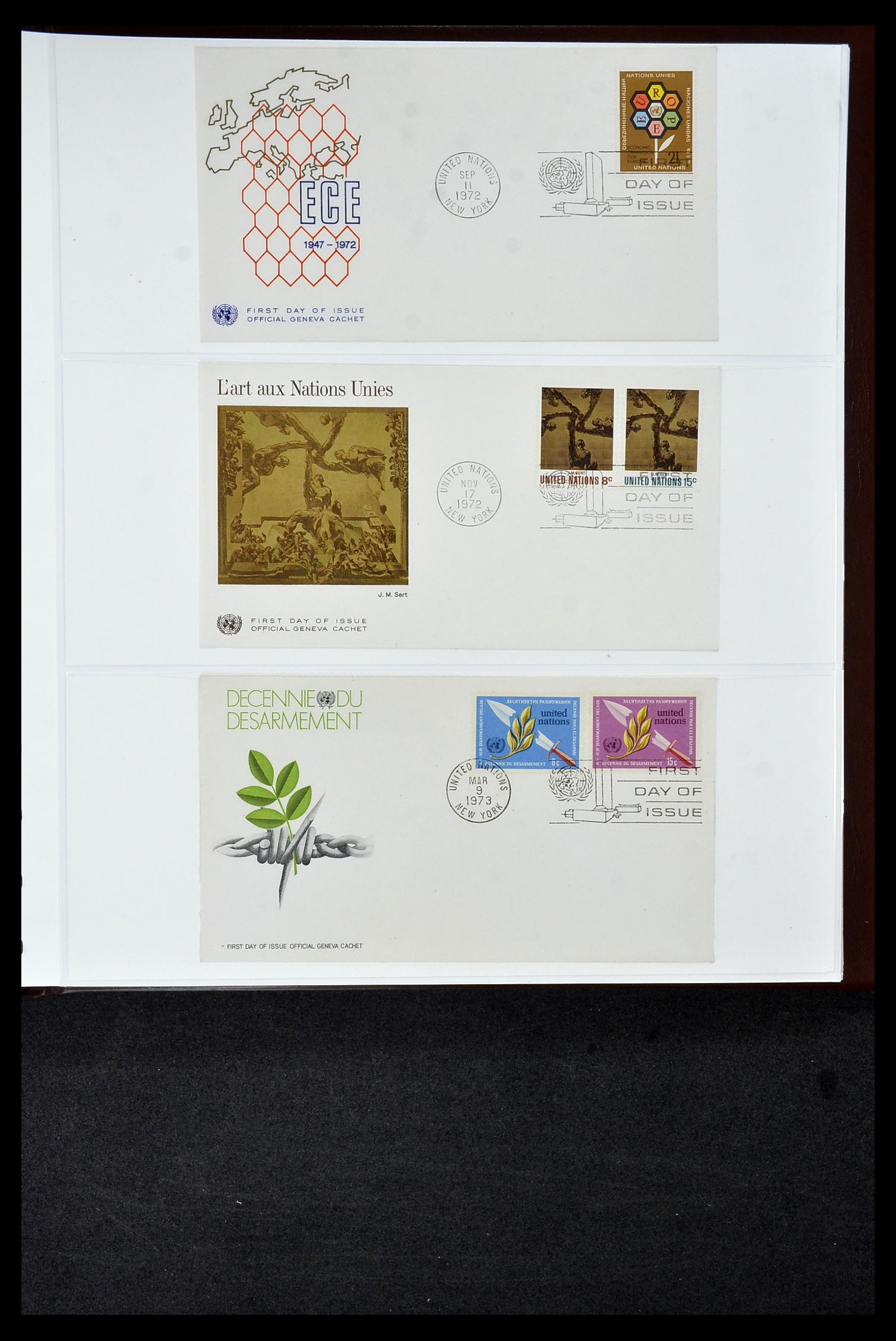 34956 668 - Postzegelverzameling 34956 Wereld brieven/FDC's 1880-1980.