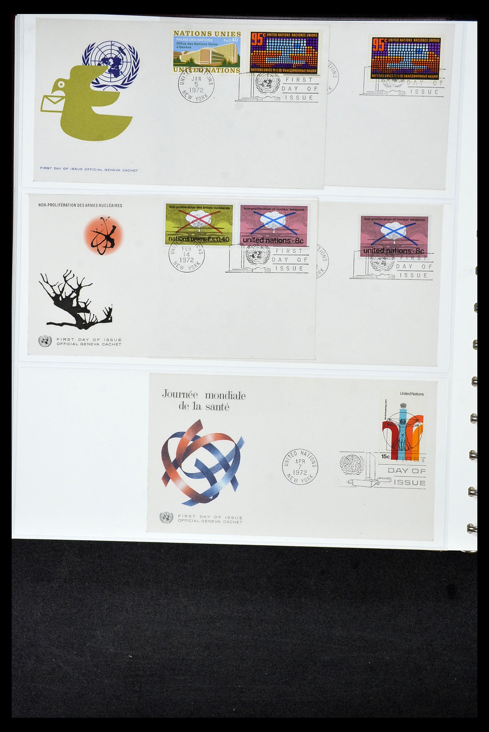 34956 669 - Postzegelverzameling 34956 Wereld brieven/FDC's 1880-1980.