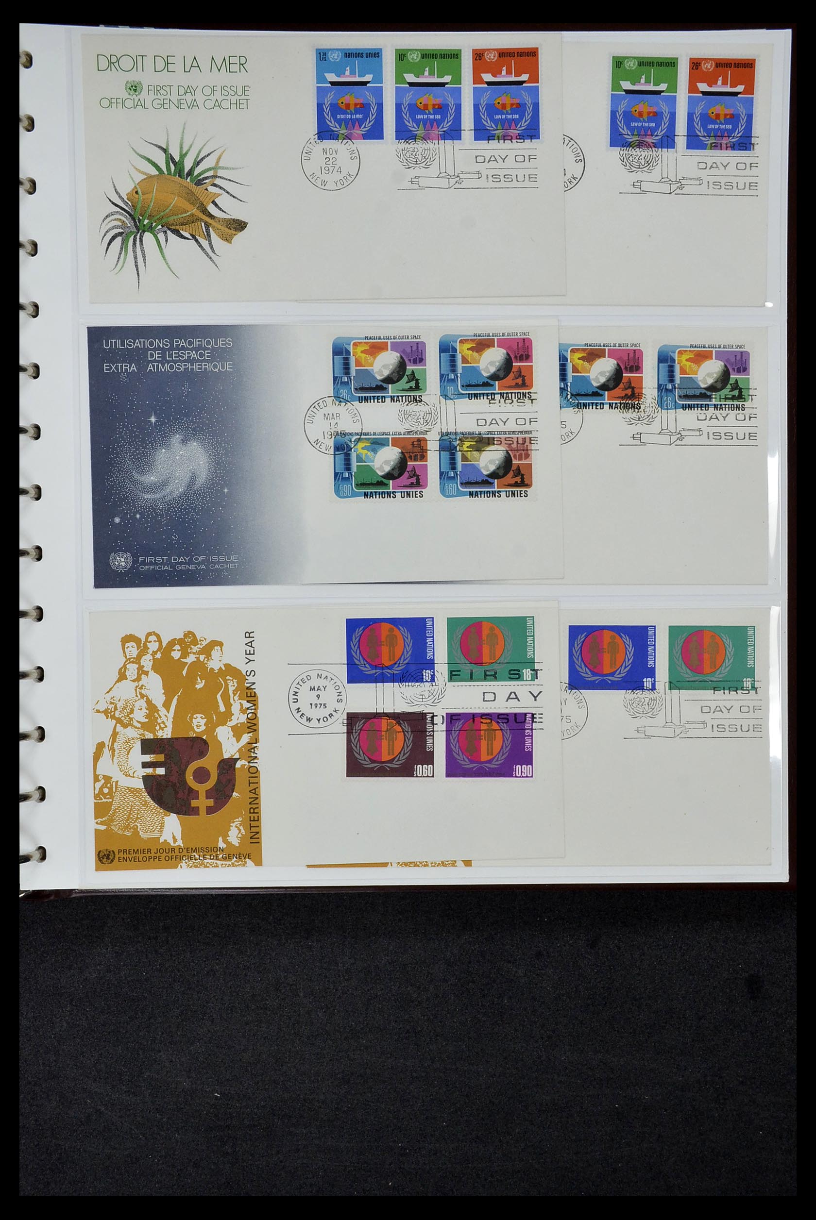 34956 672 - Postzegelverzameling 34956 Wereld brieven/FDC's 1880-1980.
