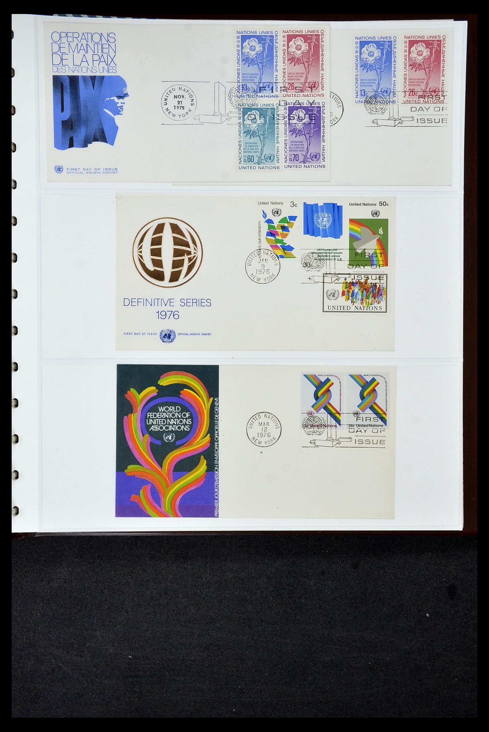 34956 675 - Postzegelverzameling 34956 Wereld brieven/FDC's 1880-1980.