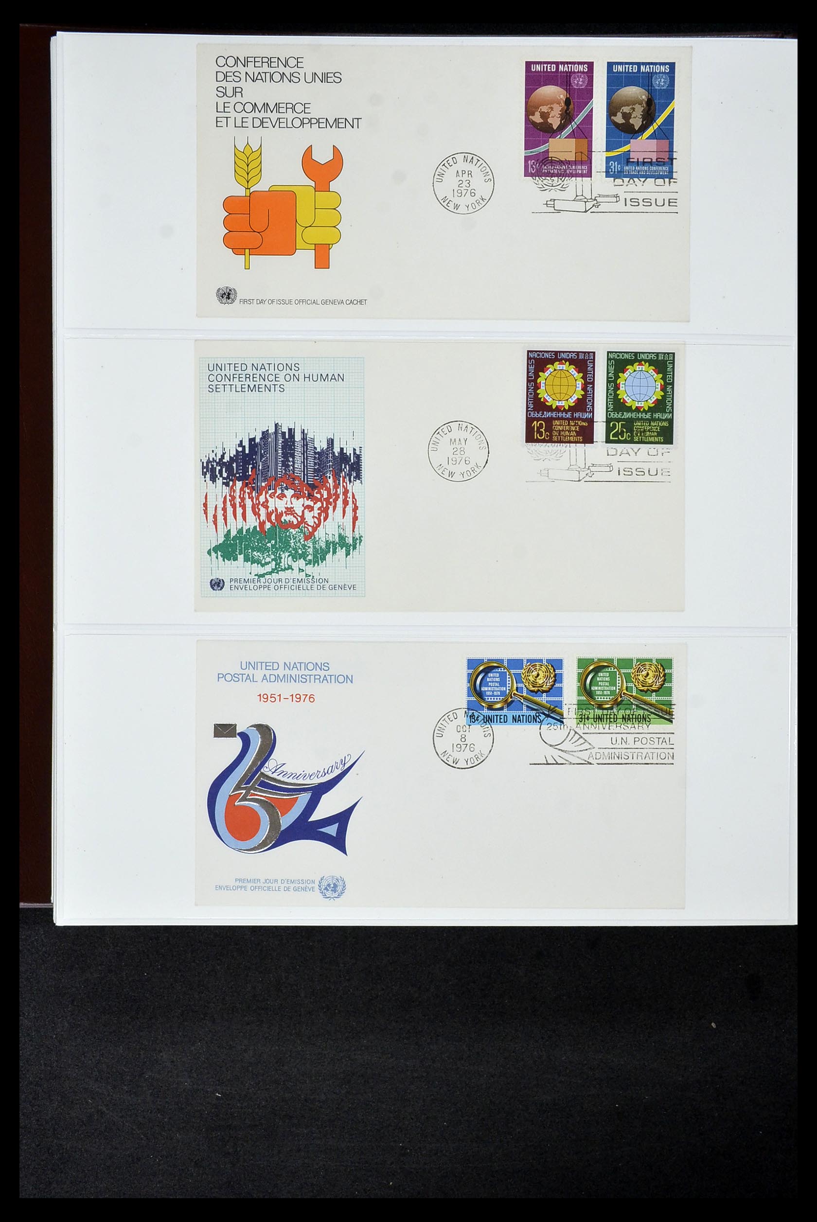 34956 677 - Postzegelverzameling 34956 Wereld brieven/FDC's 1880-1980.