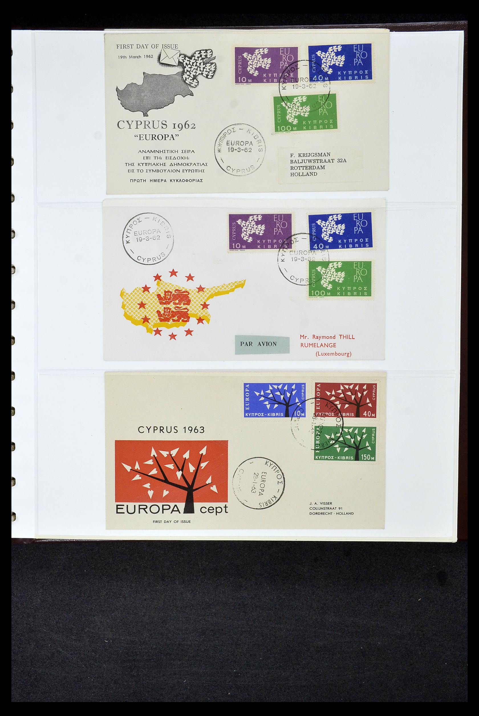 34956 717 - Postzegelverzameling 34956 Wereld brieven/FDC's 1880-1980.