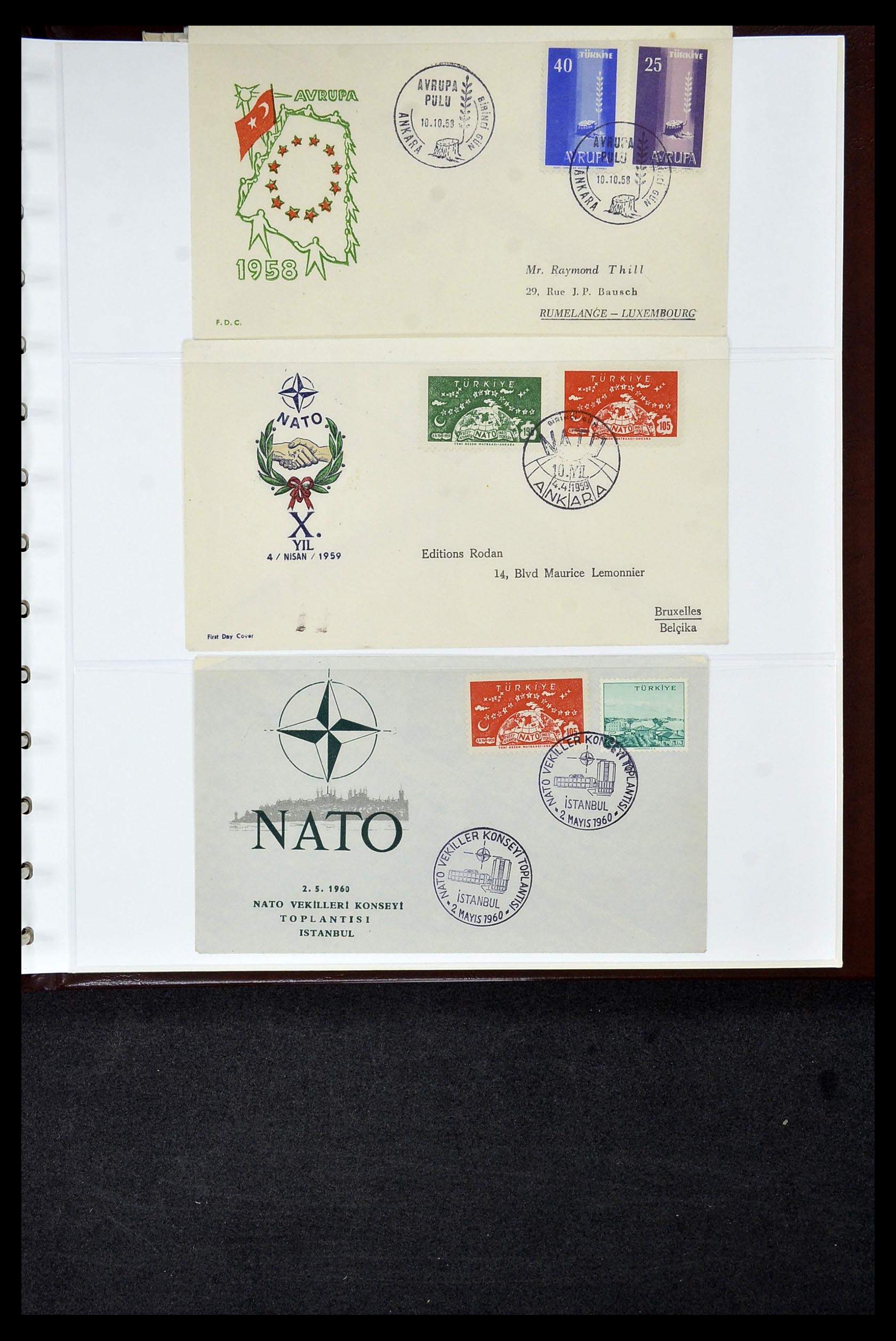 34956 737 - Postzegelverzameling 34956 Wereld brieven/FDC's 1880-1980.