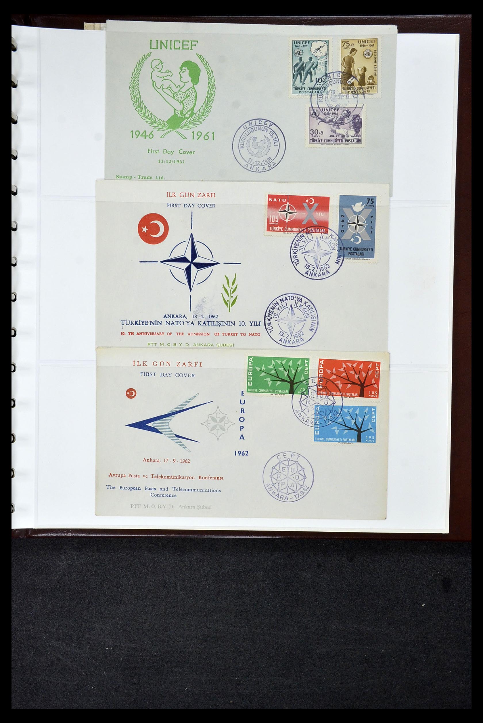 34956 741 - Postzegelverzameling 34956 Wereld brieven/FDC's 1880-1980.