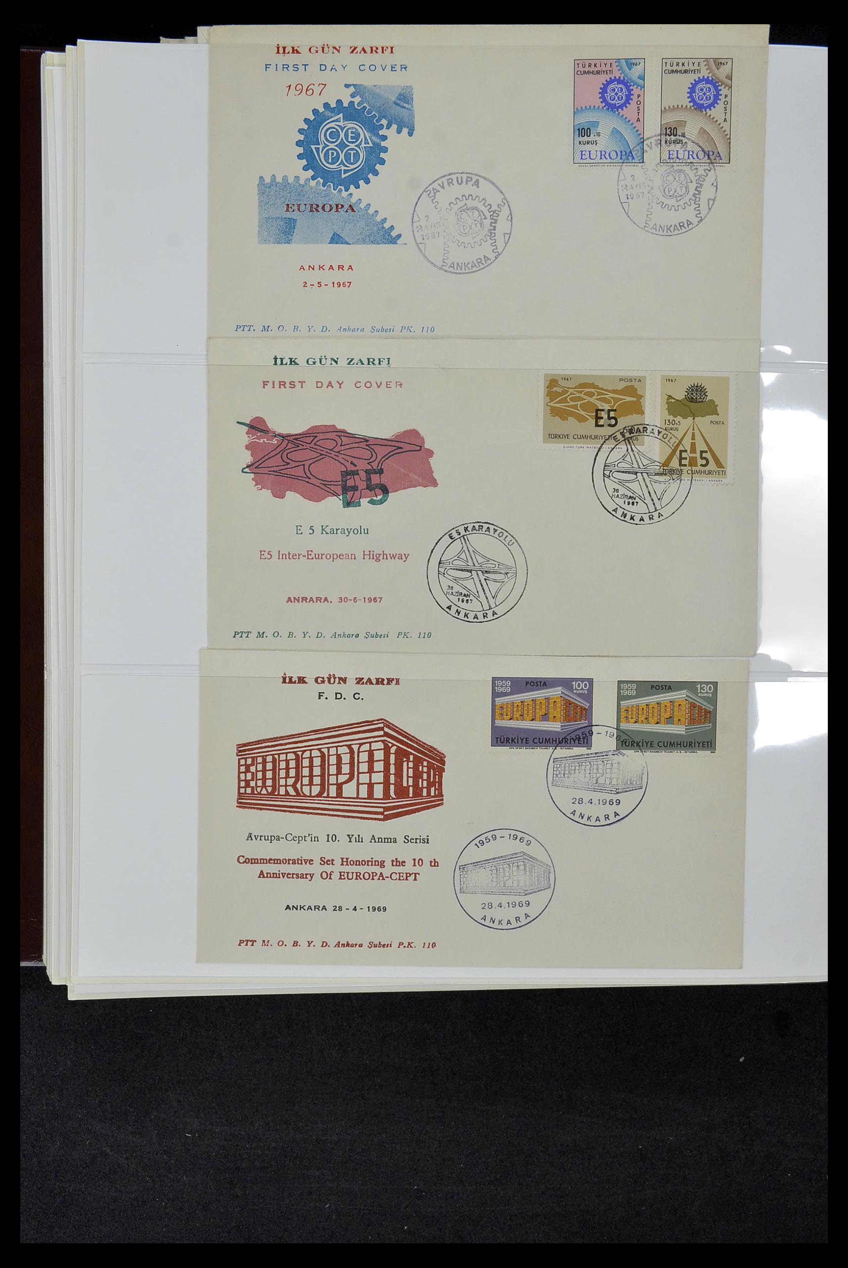 34956 744 - Postzegelverzameling 34956 Wereld brieven/FDC's 1880-1980.