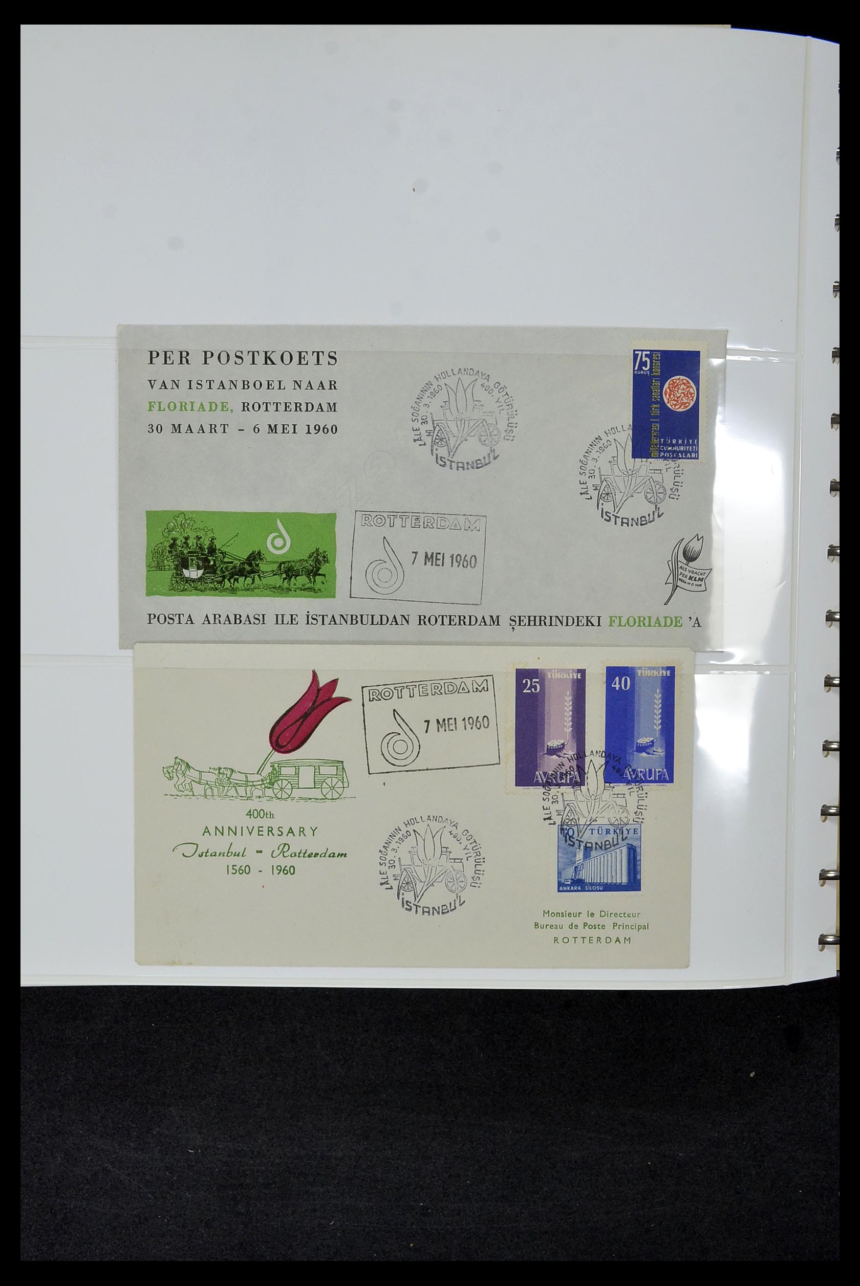 34956 748 - Postzegelverzameling 34956 Wereld brieven/FDC's 1880-1980.