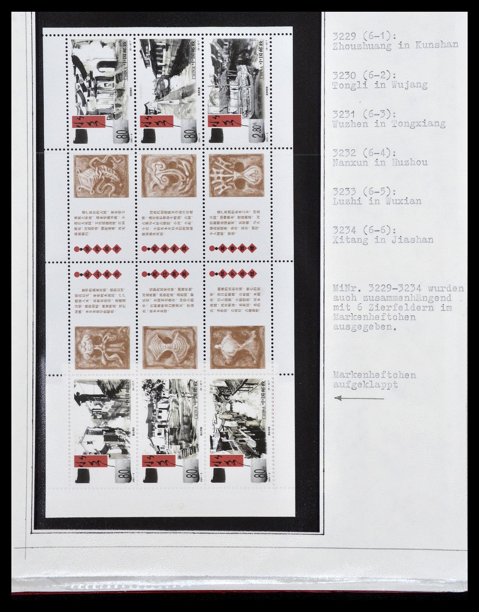 34957 006 - Postzegelverzameling 34957 China 2001-2013.