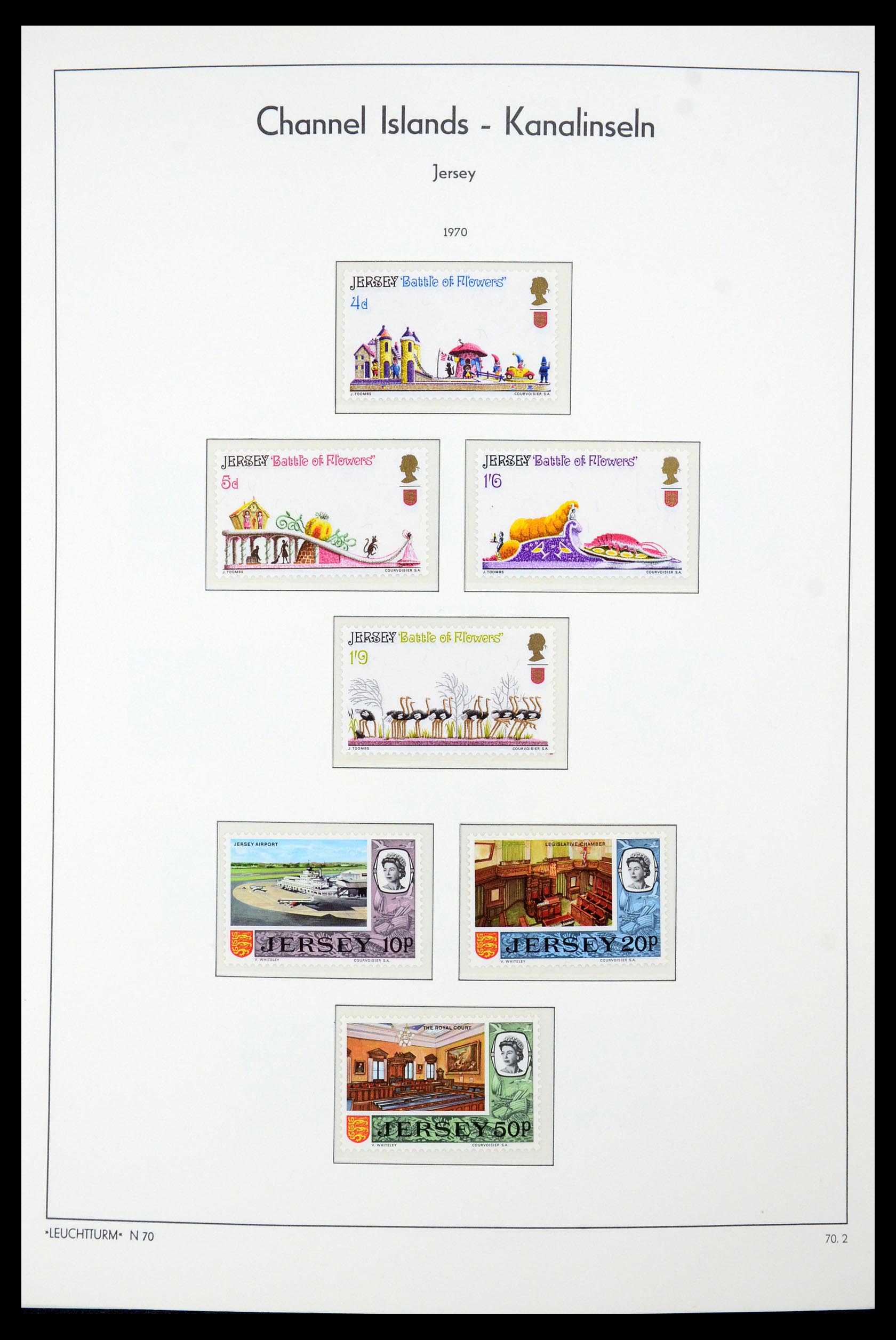 34958 003 - Postzegelverzameling 34958 Kanaaleilanden 1969-2007.