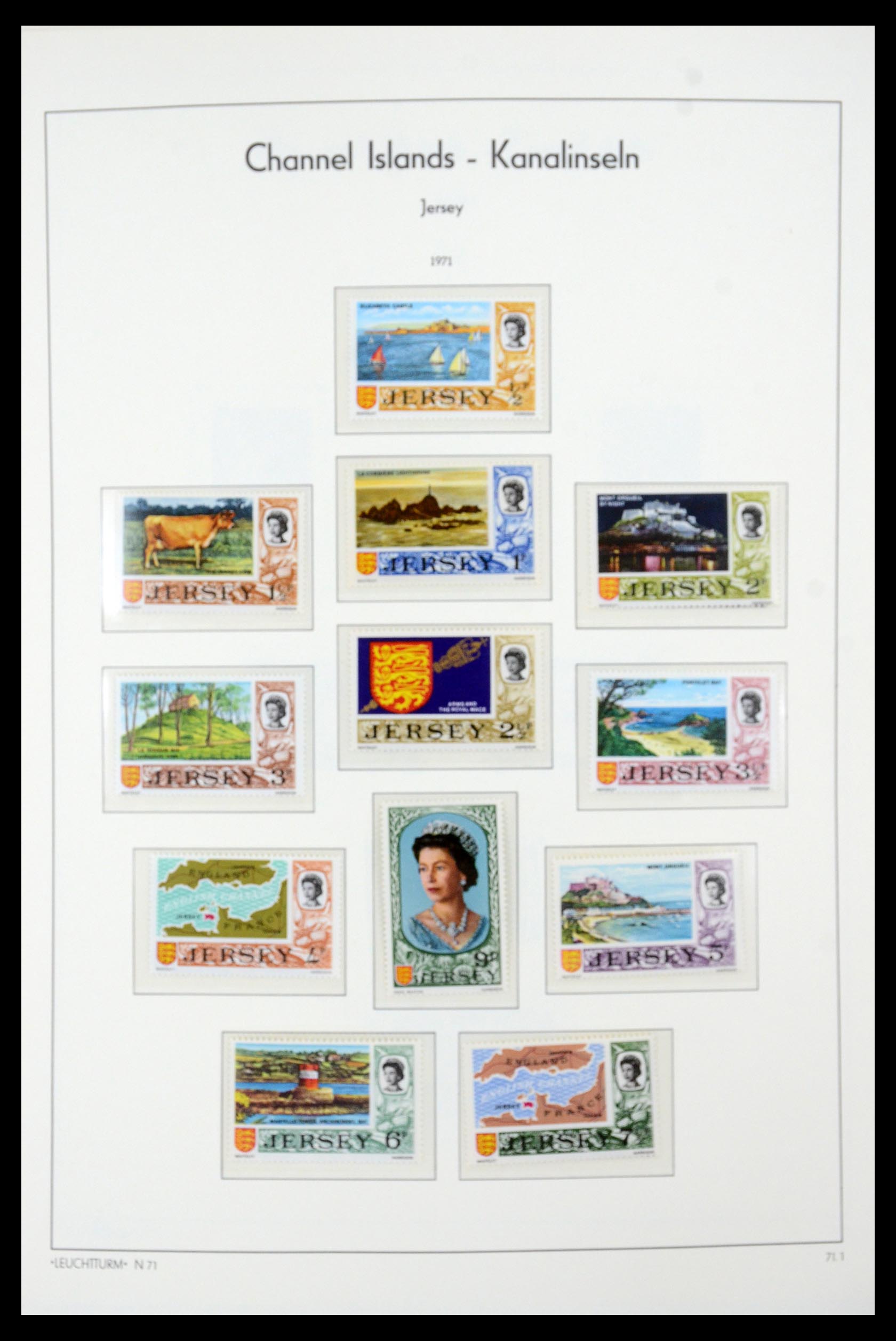34958 004 - Postzegelverzameling 34958 Kanaaleilanden 1969-2007.