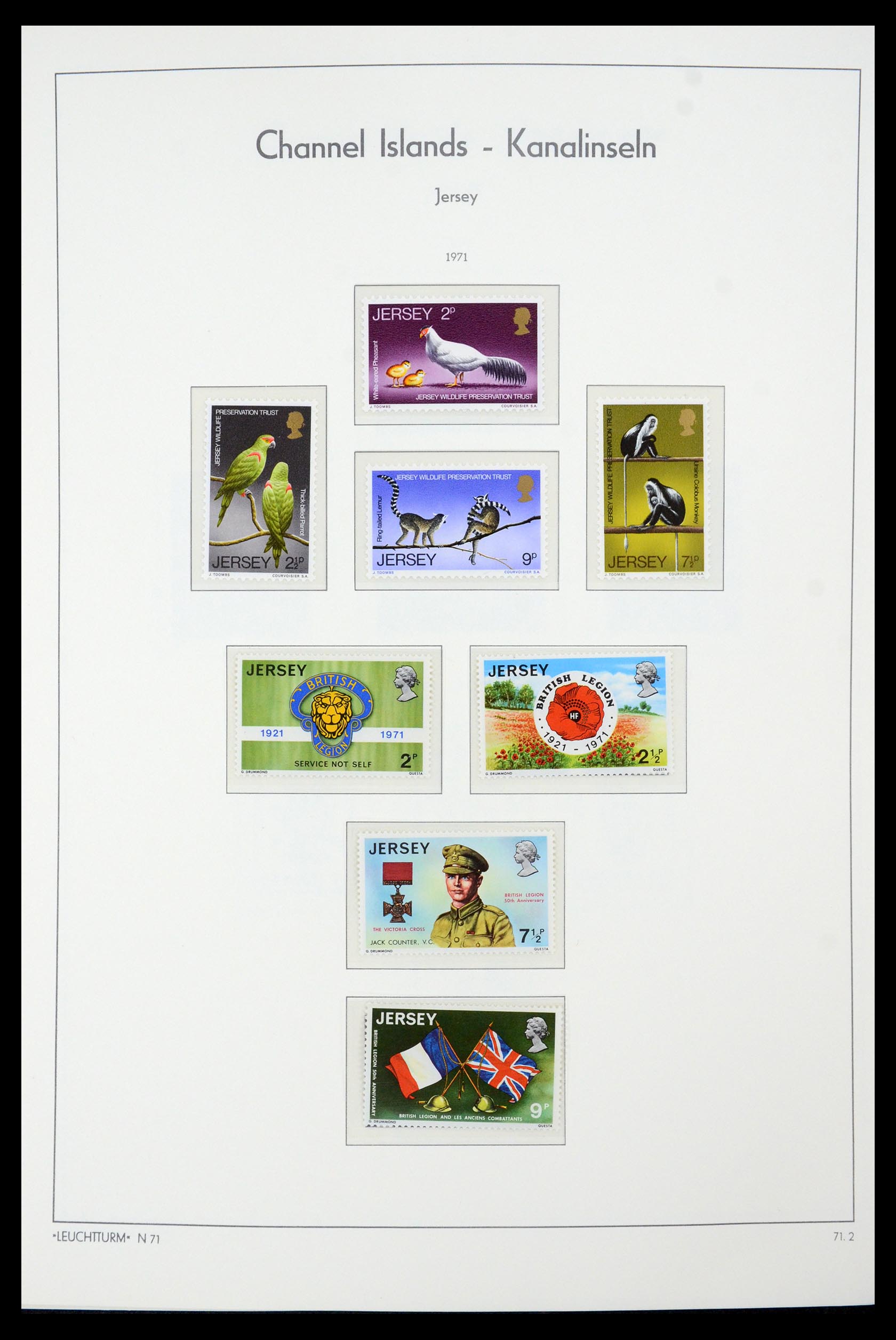 34958 005 - Postzegelverzameling 34958 Kanaaleilanden 1969-2007.
