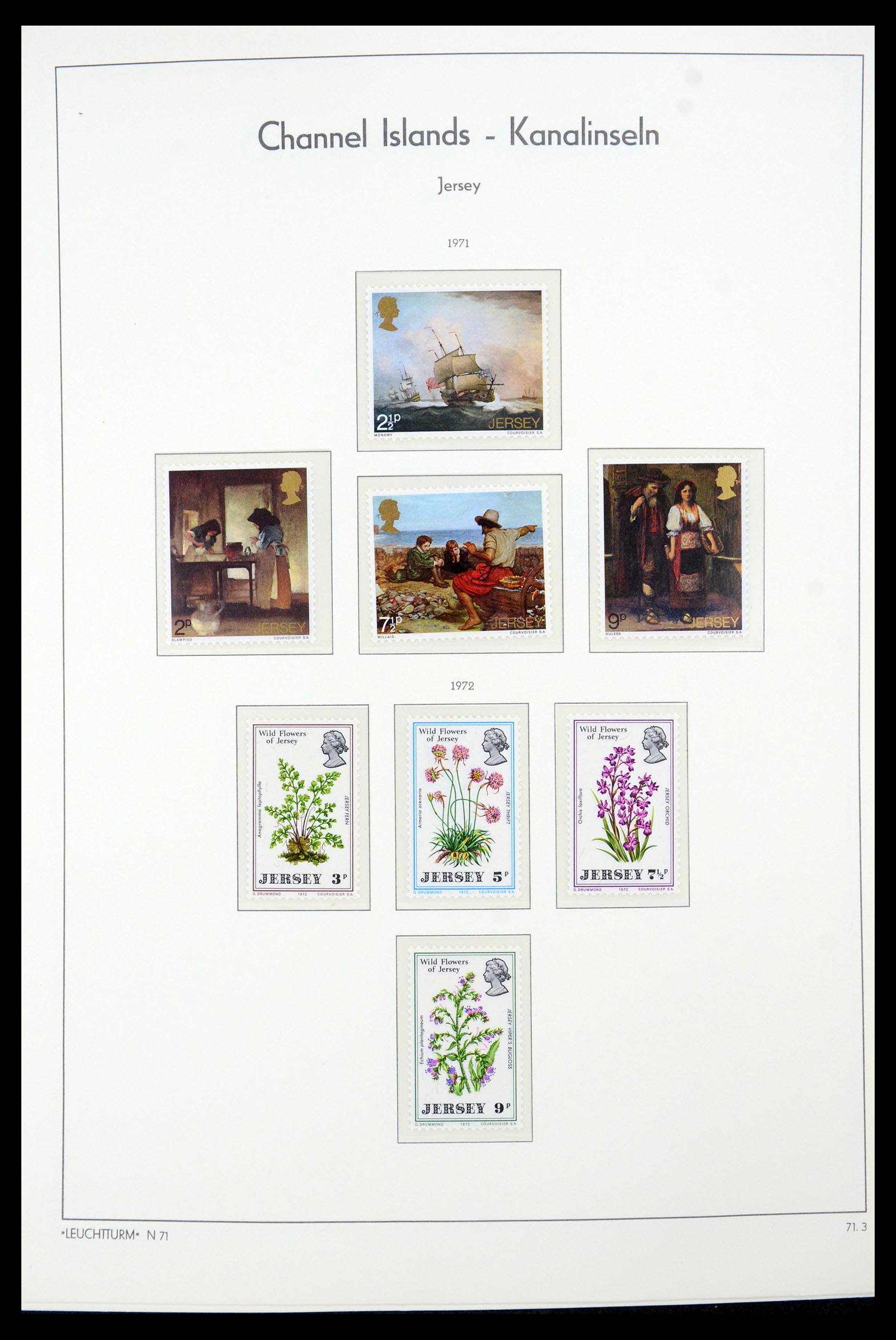 34958 006 - Postzegelverzameling 34958 Kanaaleilanden 1969-2007.