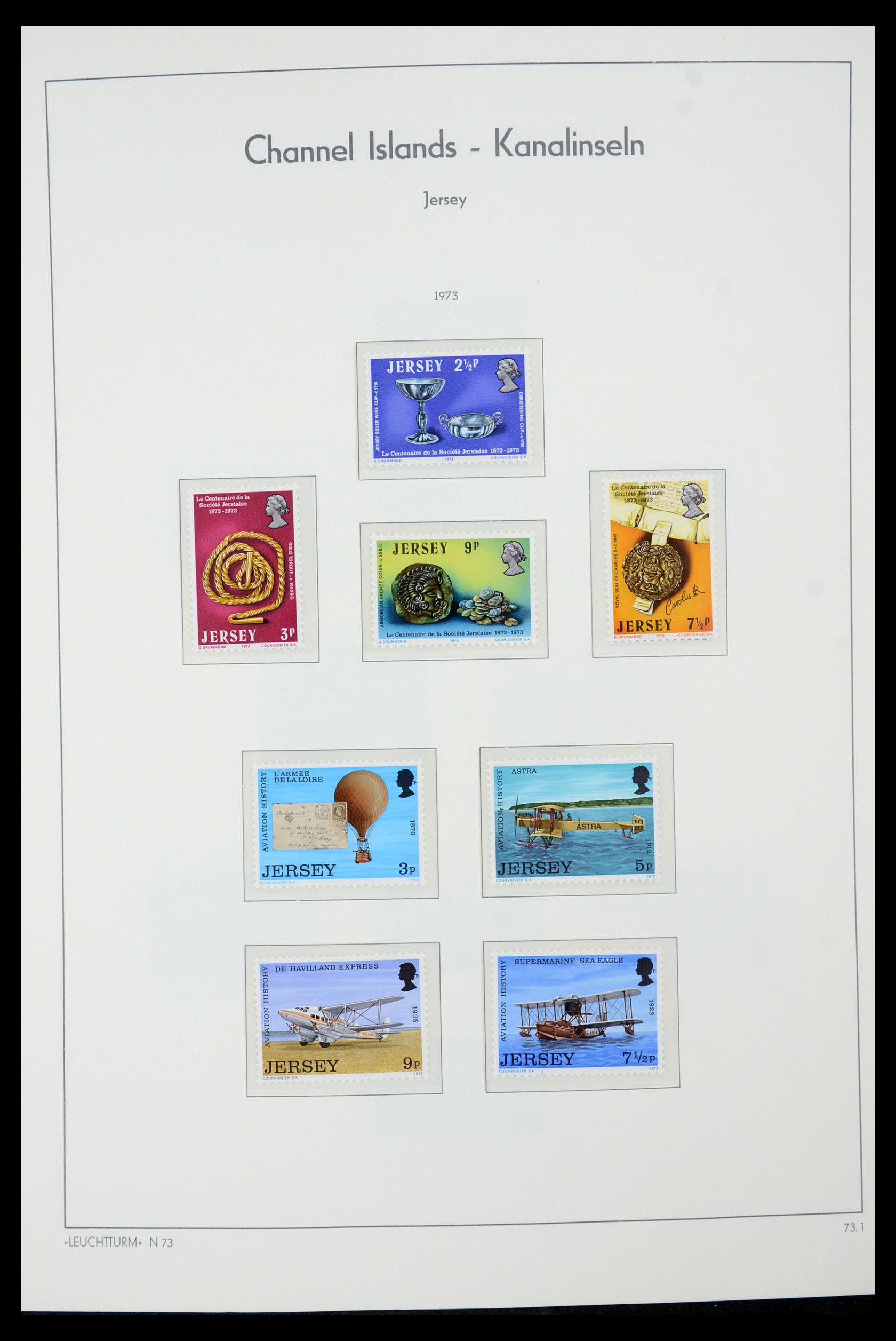 34958 009 - Postzegelverzameling 34958 Kanaaleilanden 1969-2007.