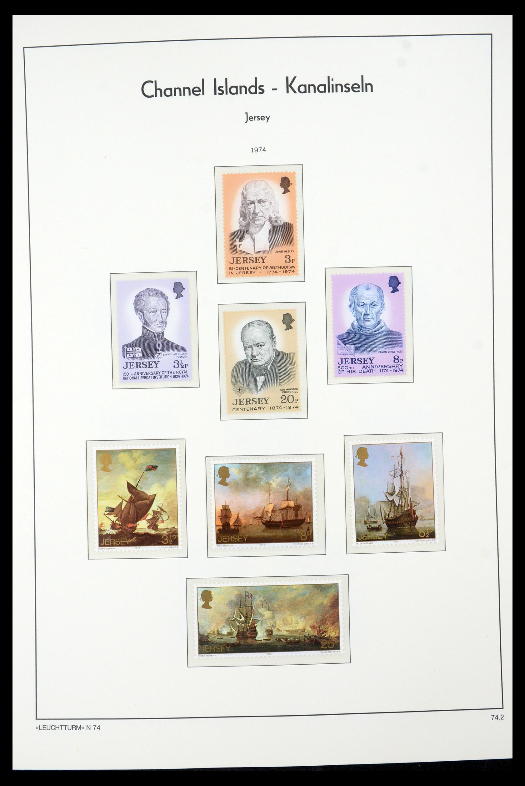 34958 012 - Postzegelverzameling 34958 Kanaaleilanden 1969-2007.