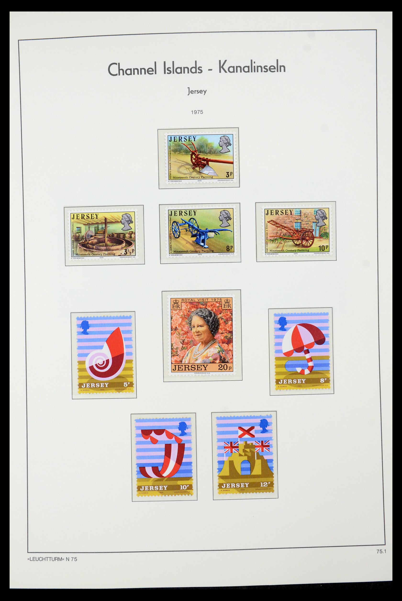 34958 013 - Postzegelverzameling 34958 Kanaaleilanden 1969-2007.