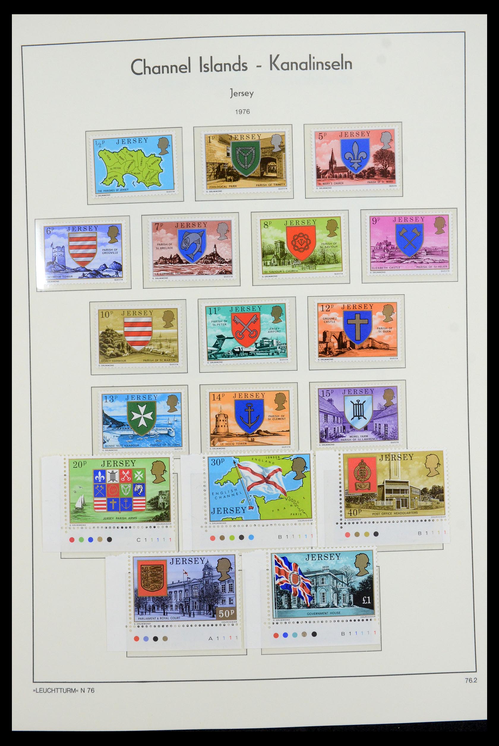 34958 017 - Postzegelverzameling 34958 Kanaaleilanden 1969-2007.