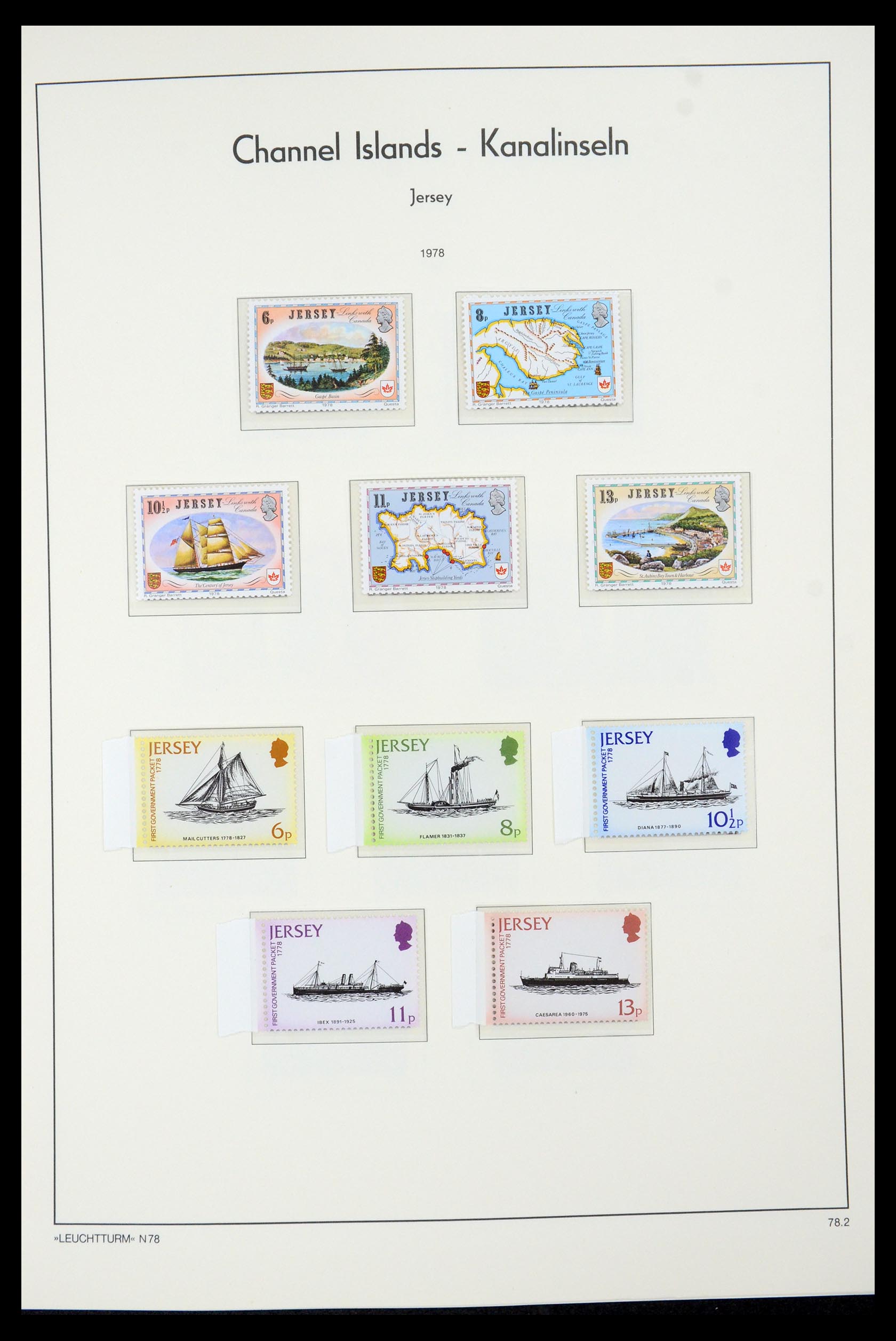 34958 022 - Postzegelverzameling 34958 Kanaaleilanden 1969-2007.