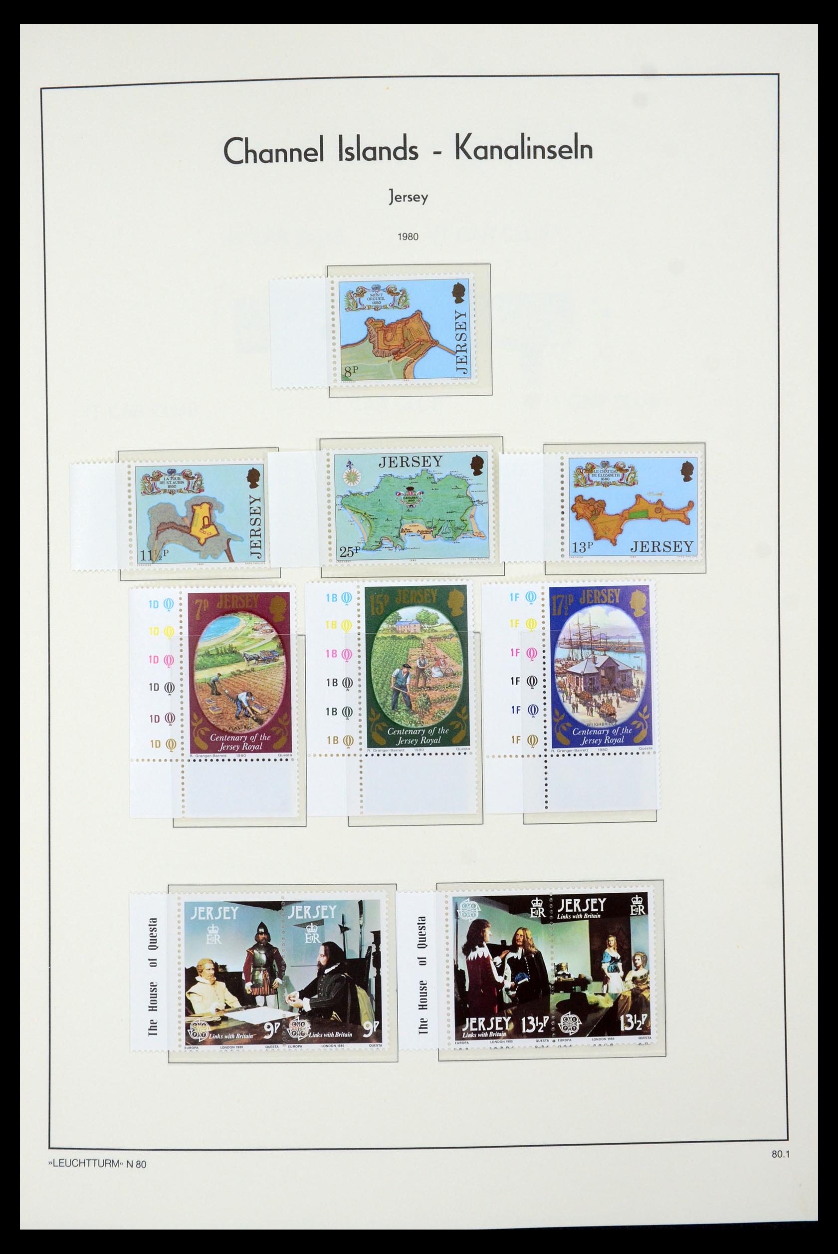 34958 025 - Postzegelverzameling 34958 Kanaaleilanden 1969-2007.