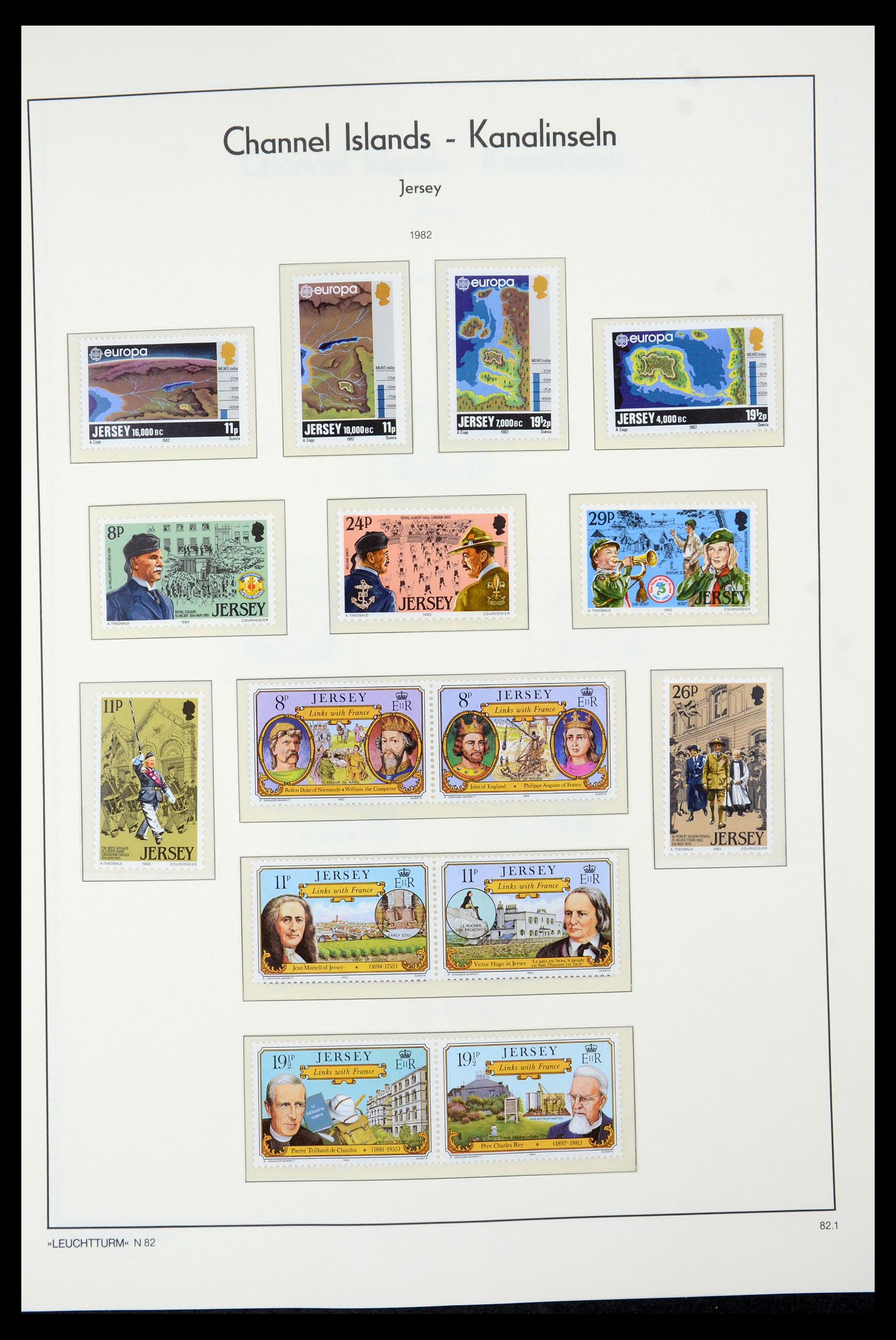 34958 031 - Postzegelverzameling 34958 Kanaaleilanden 1969-2007.