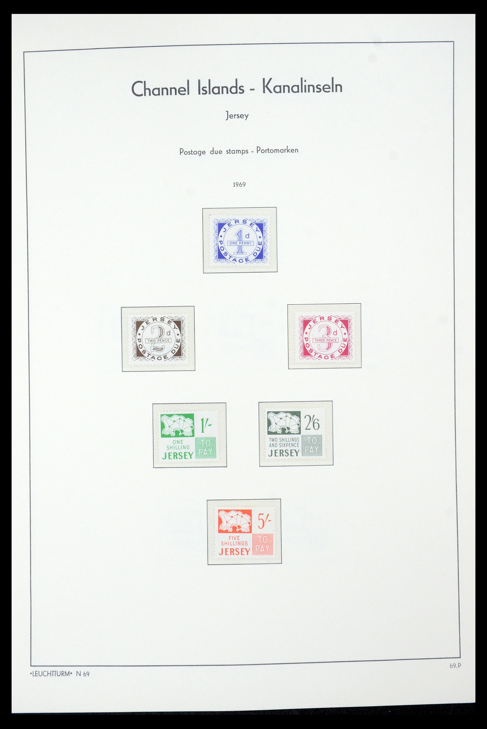 34958 032 - Postzegelverzameling 34958 Kanaaleilanden 1969-2007.