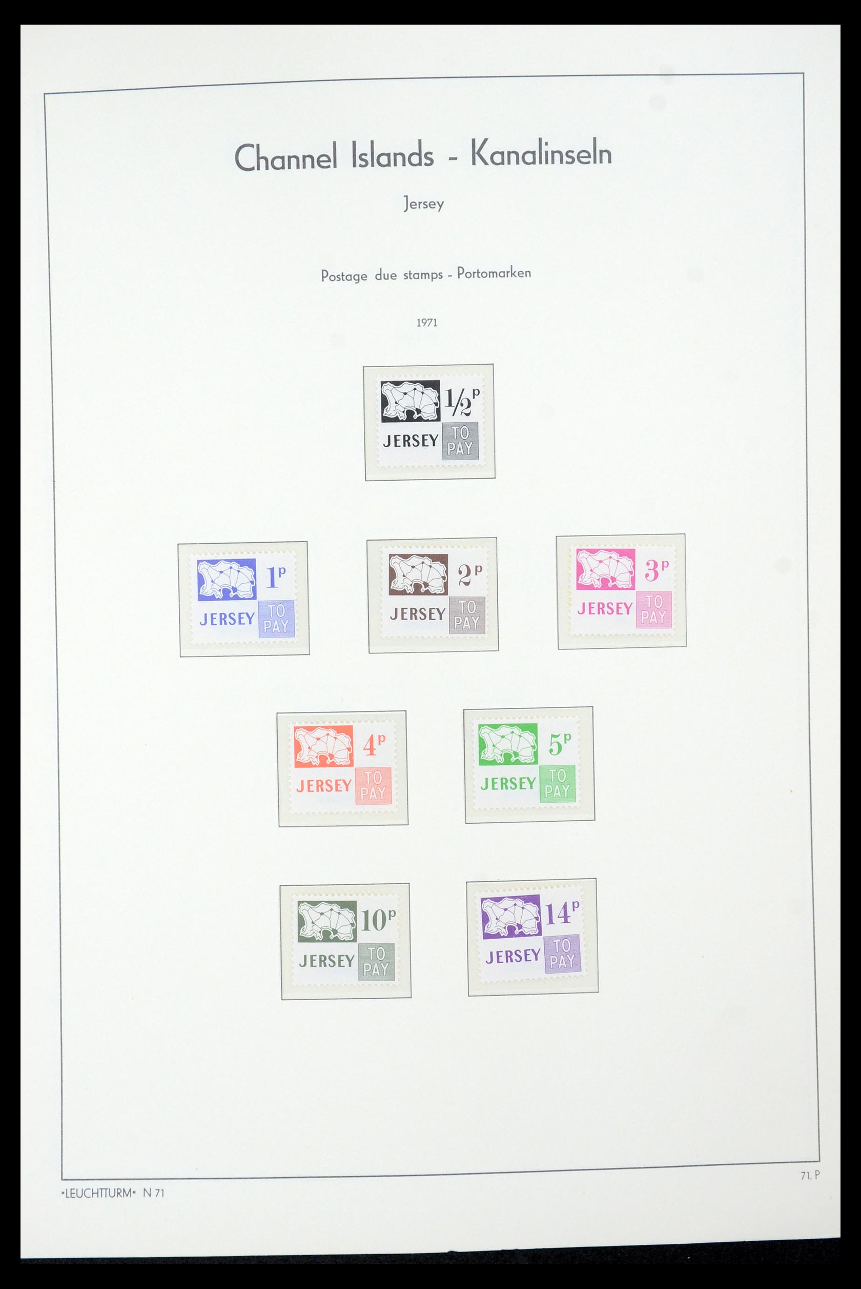34958 033 - Postzegelverzameling 34958 Kanaaleilanden 1969-2007.
